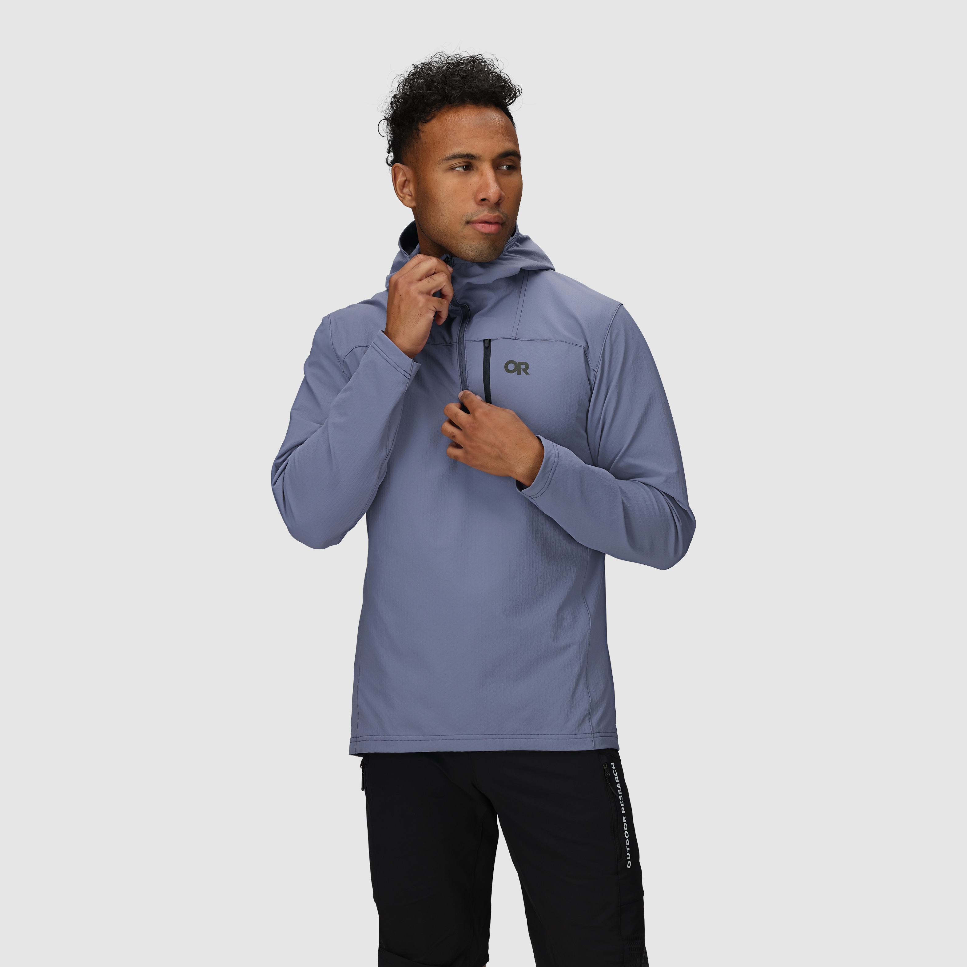 Men's MTB Half Zip Hoodie for Cycling | Windproof & Quick-Drying