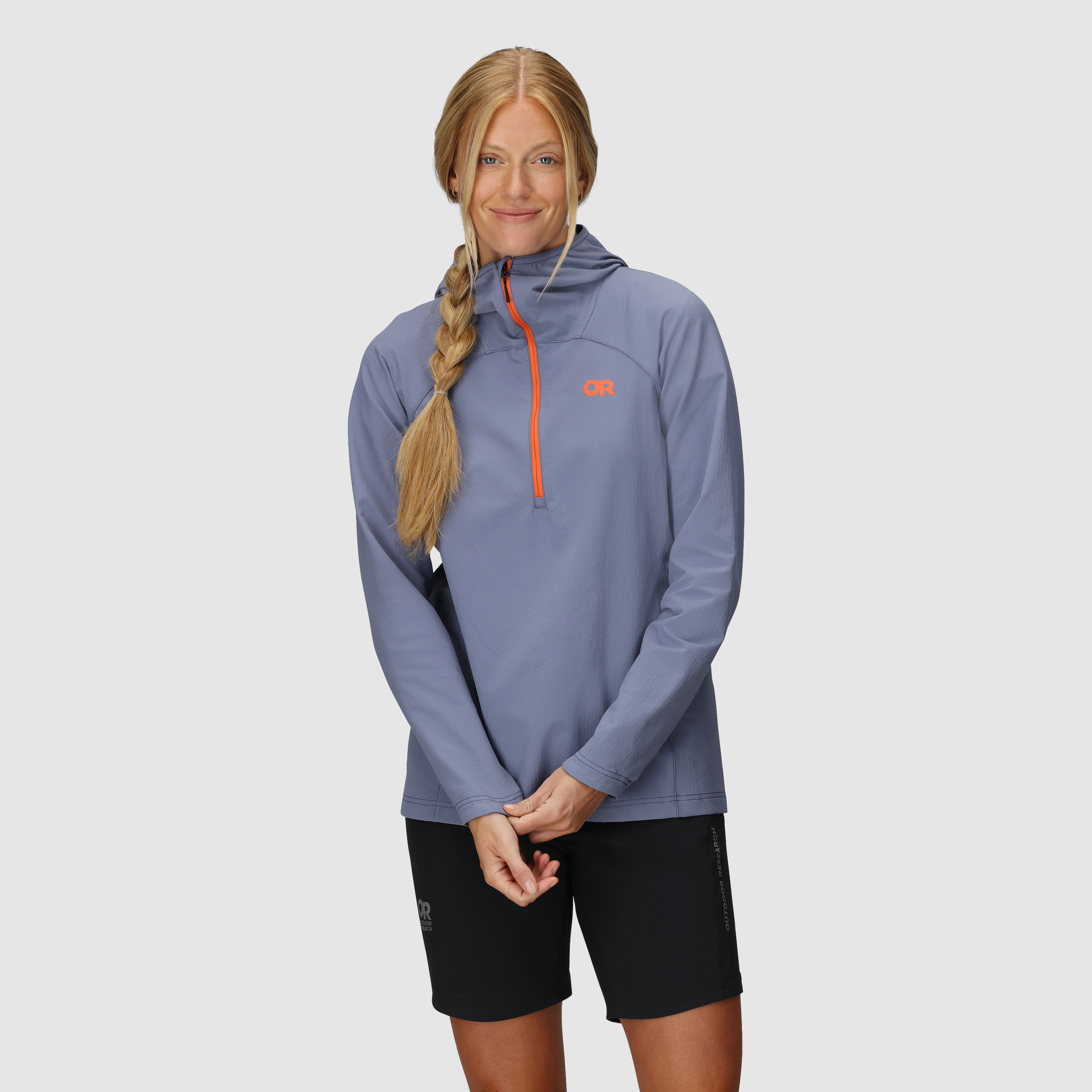 Women's MTB Half Zip Hoodie for Cycling | Windproof & UPF 50+