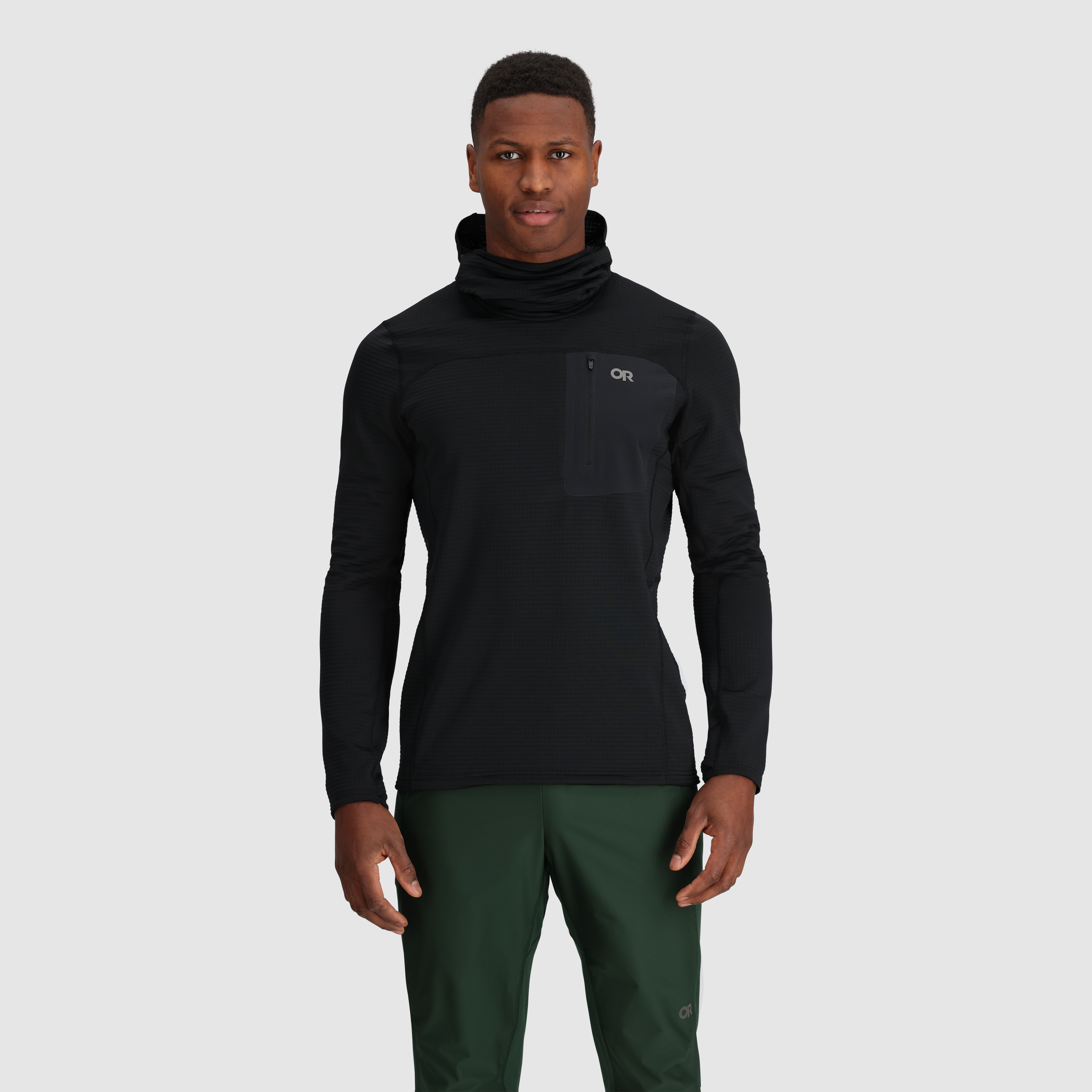Men's Breathable Fleece Hoodie for Outdoor Activities | Vigor Grid