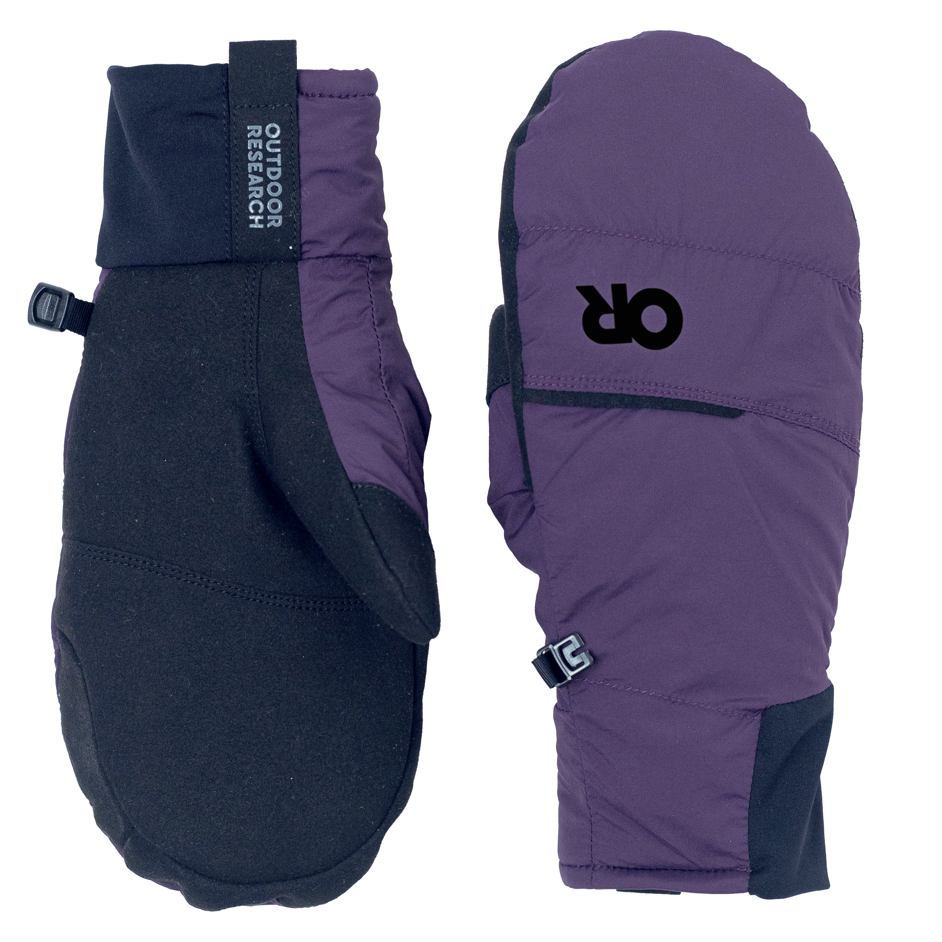 Recycled Insulated Mittens for Cold Weather & Hiking | Shadow
