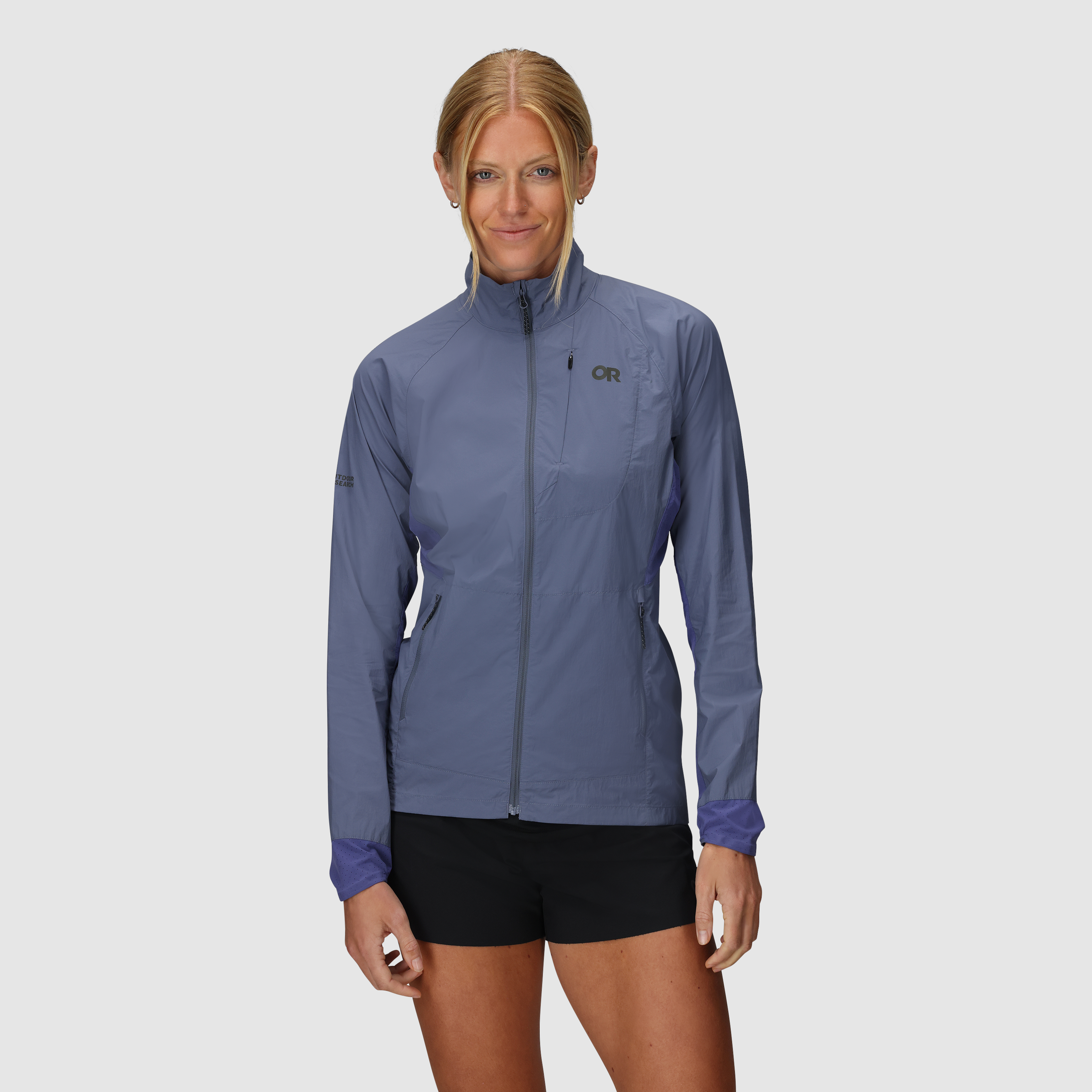 Women's Windproof Running Jacket with Breathable Back | Deviator