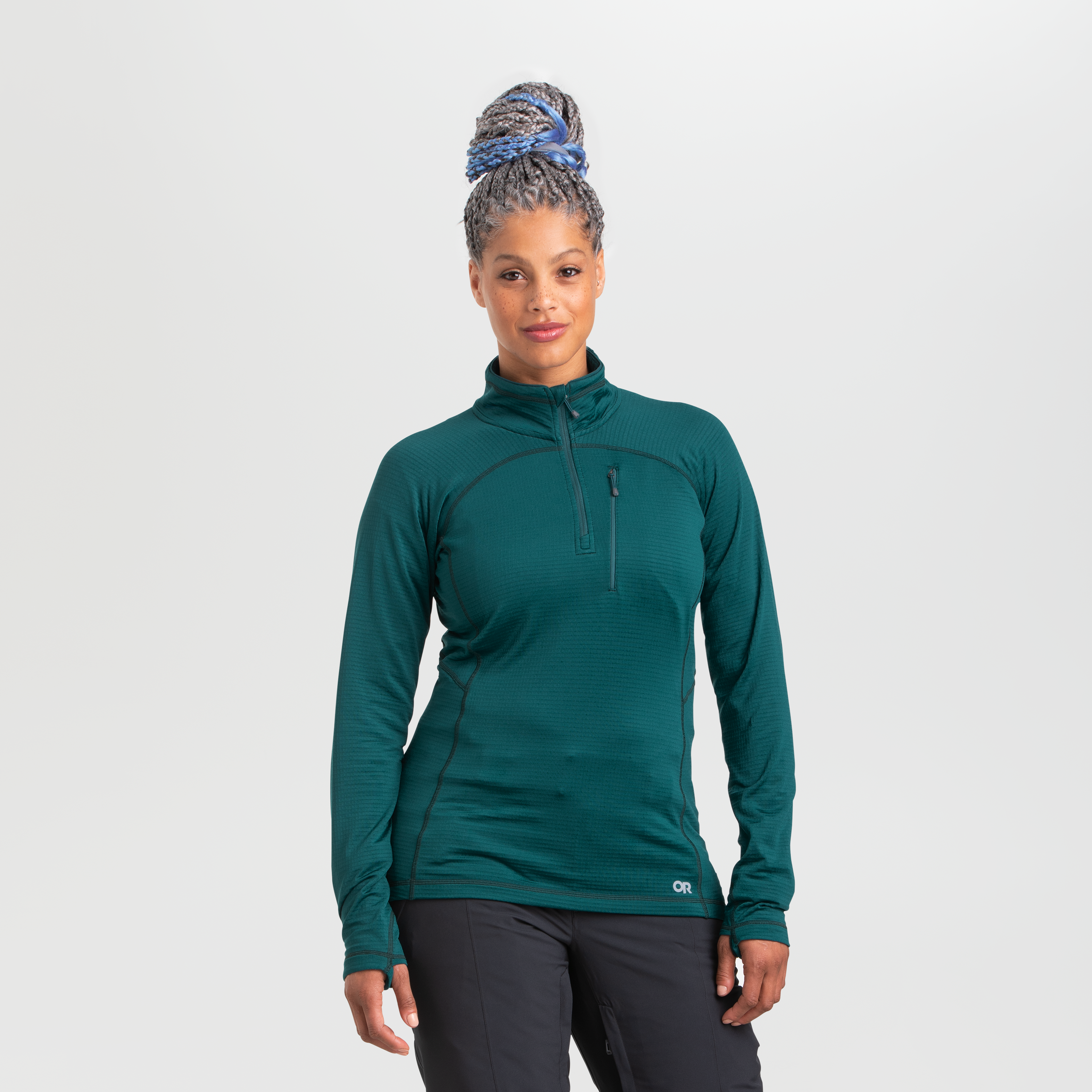Women's Thermo-Regulating Quarter Zip for Cold Weather | Vigor Collection