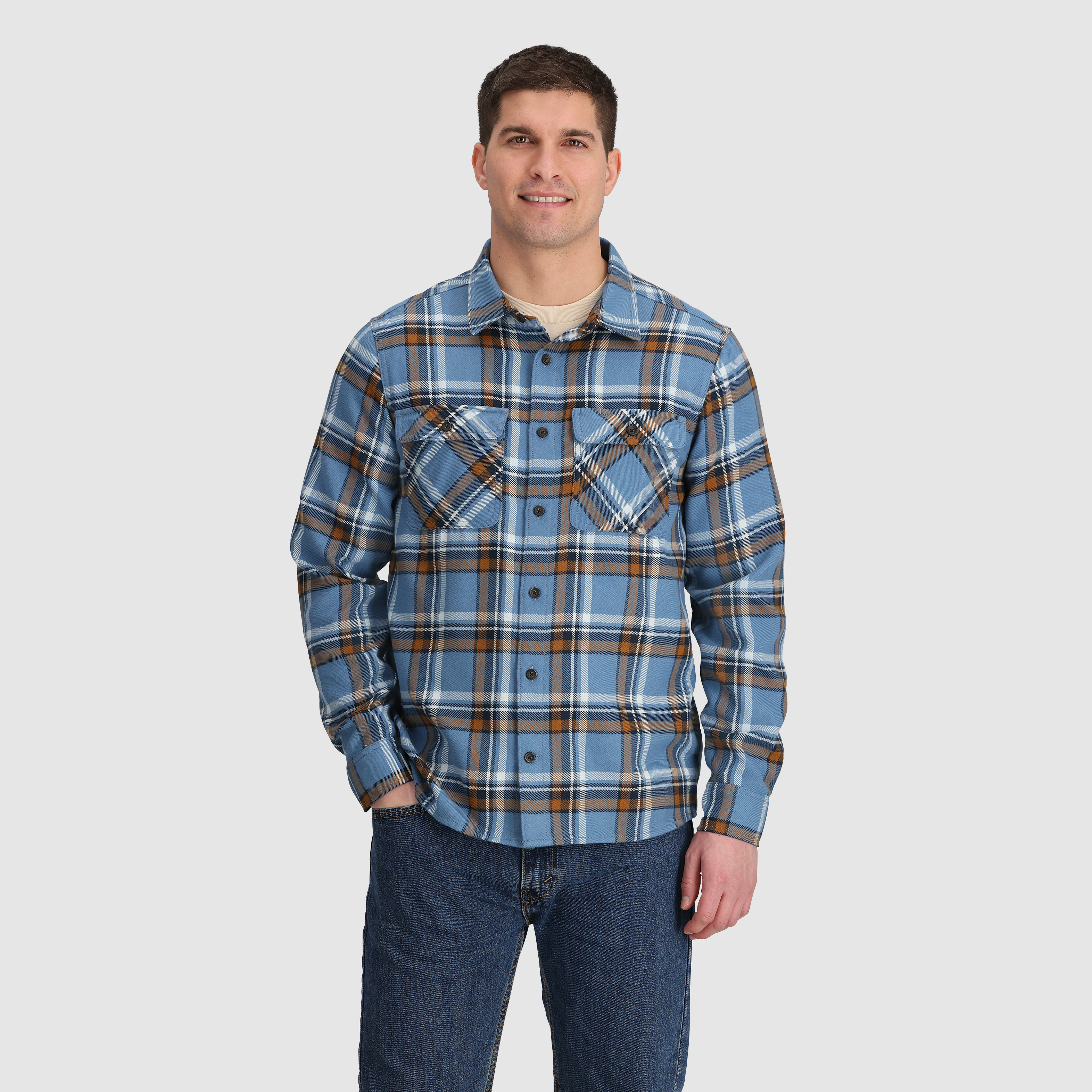Men's Moisture-Wicking Flannel Shirt with UPF 50+ | Feedback