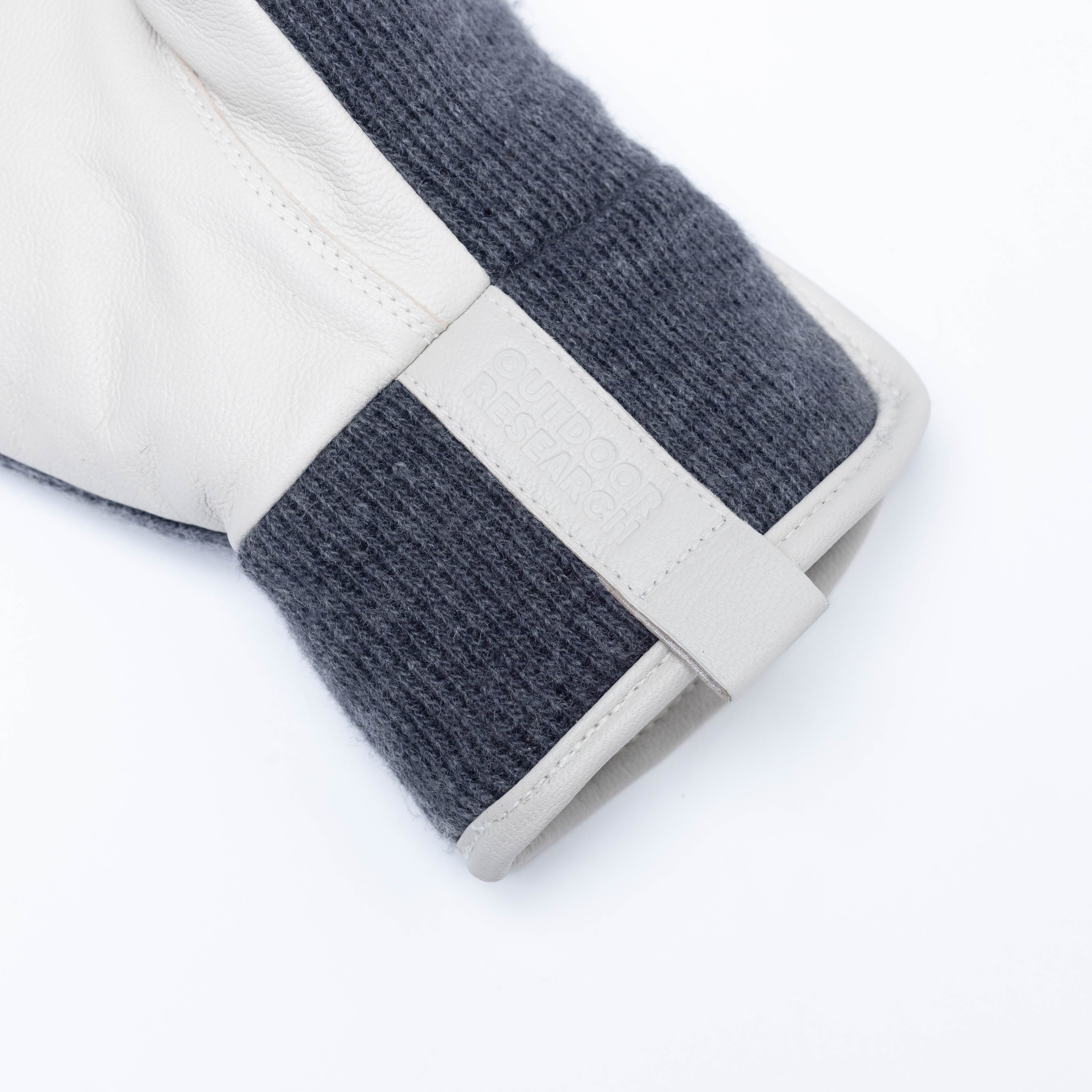 Winter Mittens with Alpin-Wool™ & Leather Palm | Flurry Solstice