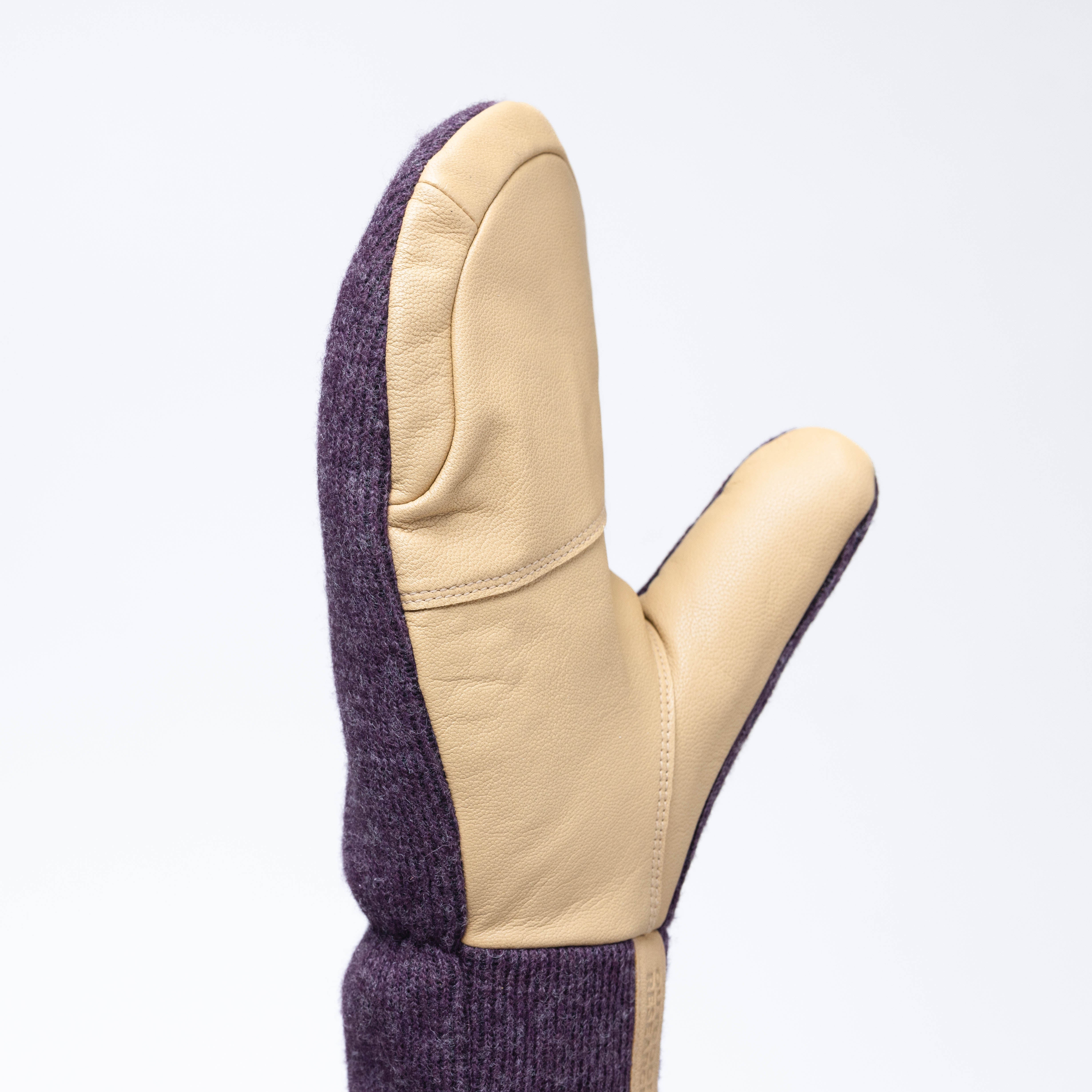 Winter Mittens with Alpin-Wool™ & Leather Palm | Flurry Solstice