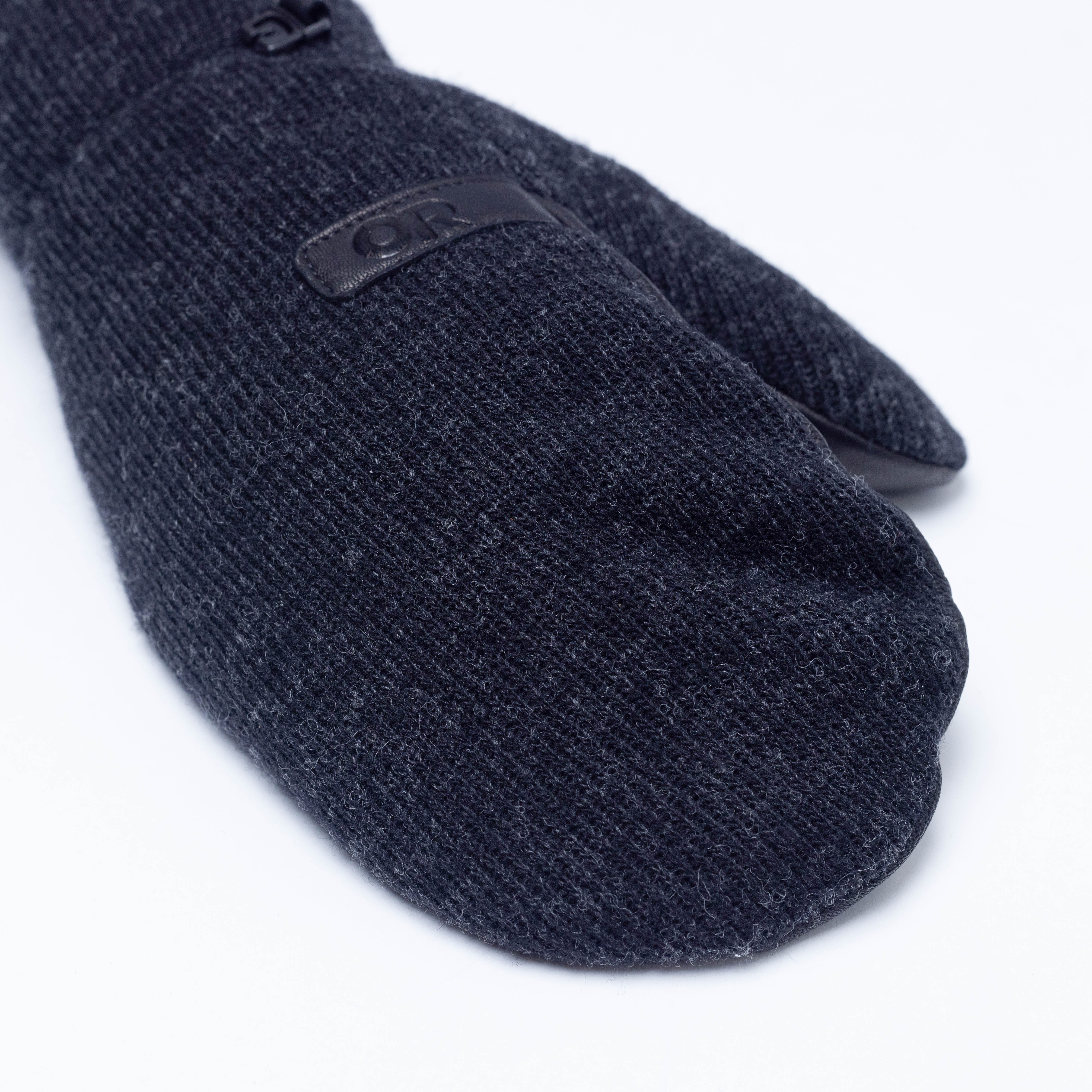 Winter Mittens with Alpin-Wool™ & Leather Palm | Flurry Solstice