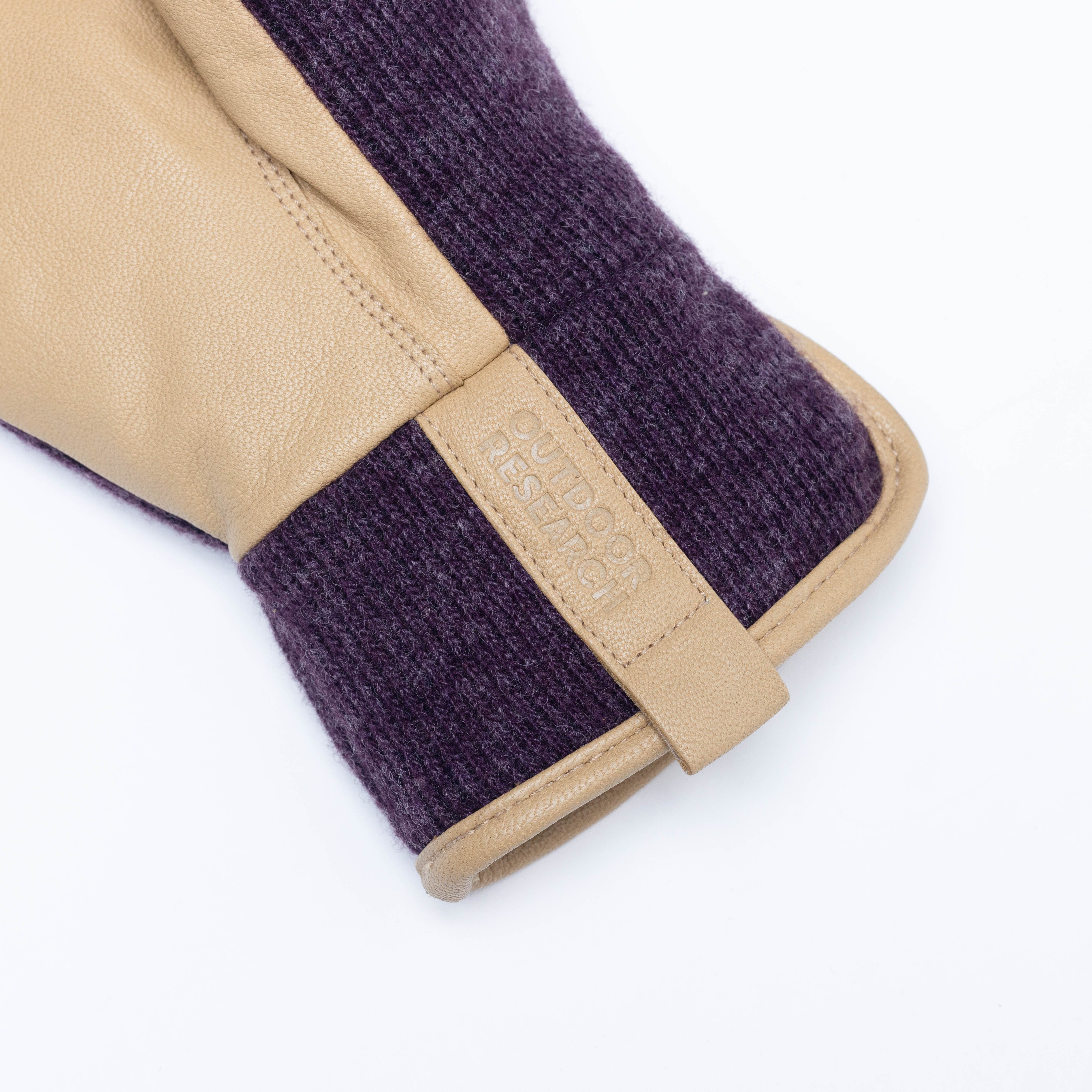 Winter Mittens with Alpin-Wool™ & Leather Palm | Flurry Solstice