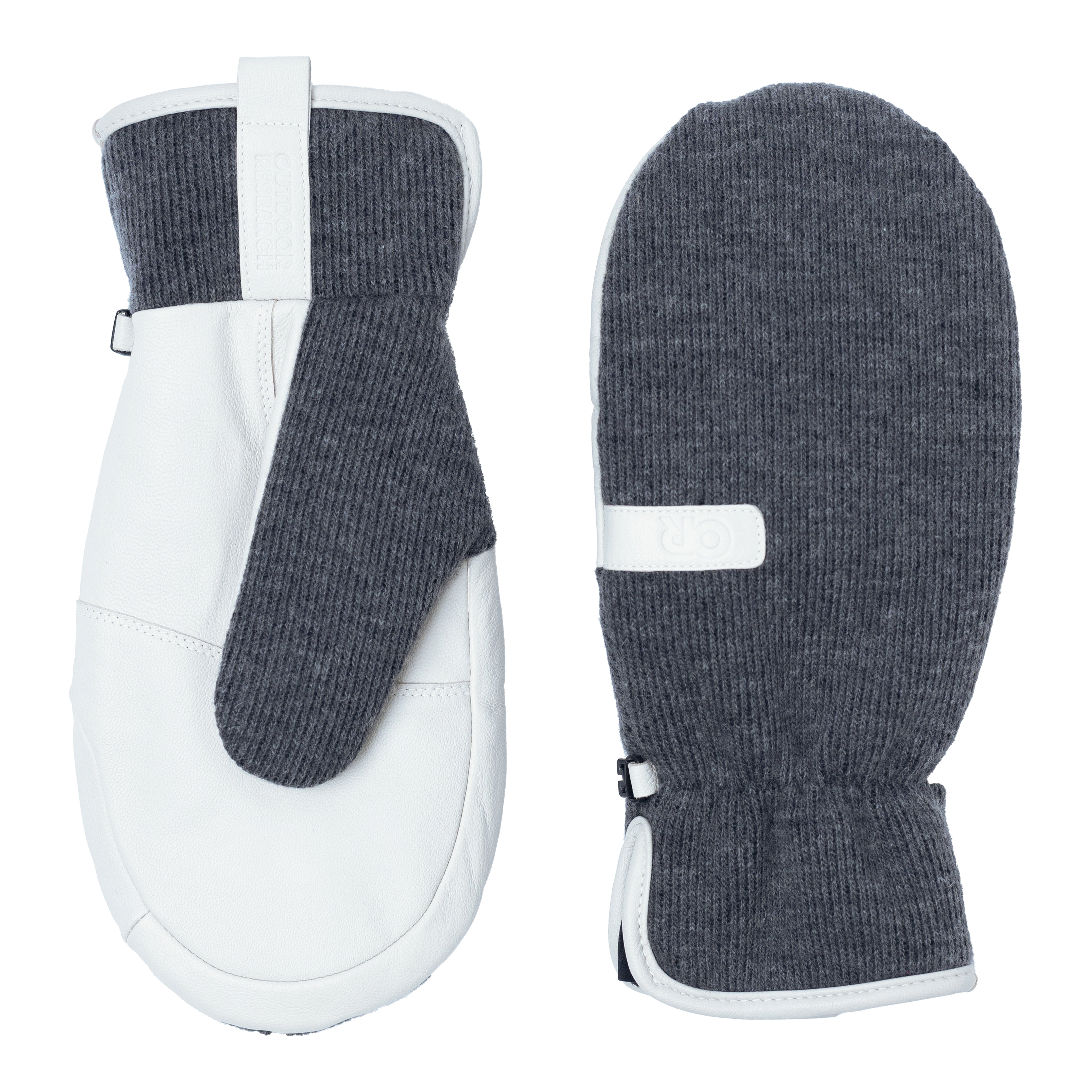 Winter Mittens with Alpin-Wool™ & Leather Palm | Flurry Solstice