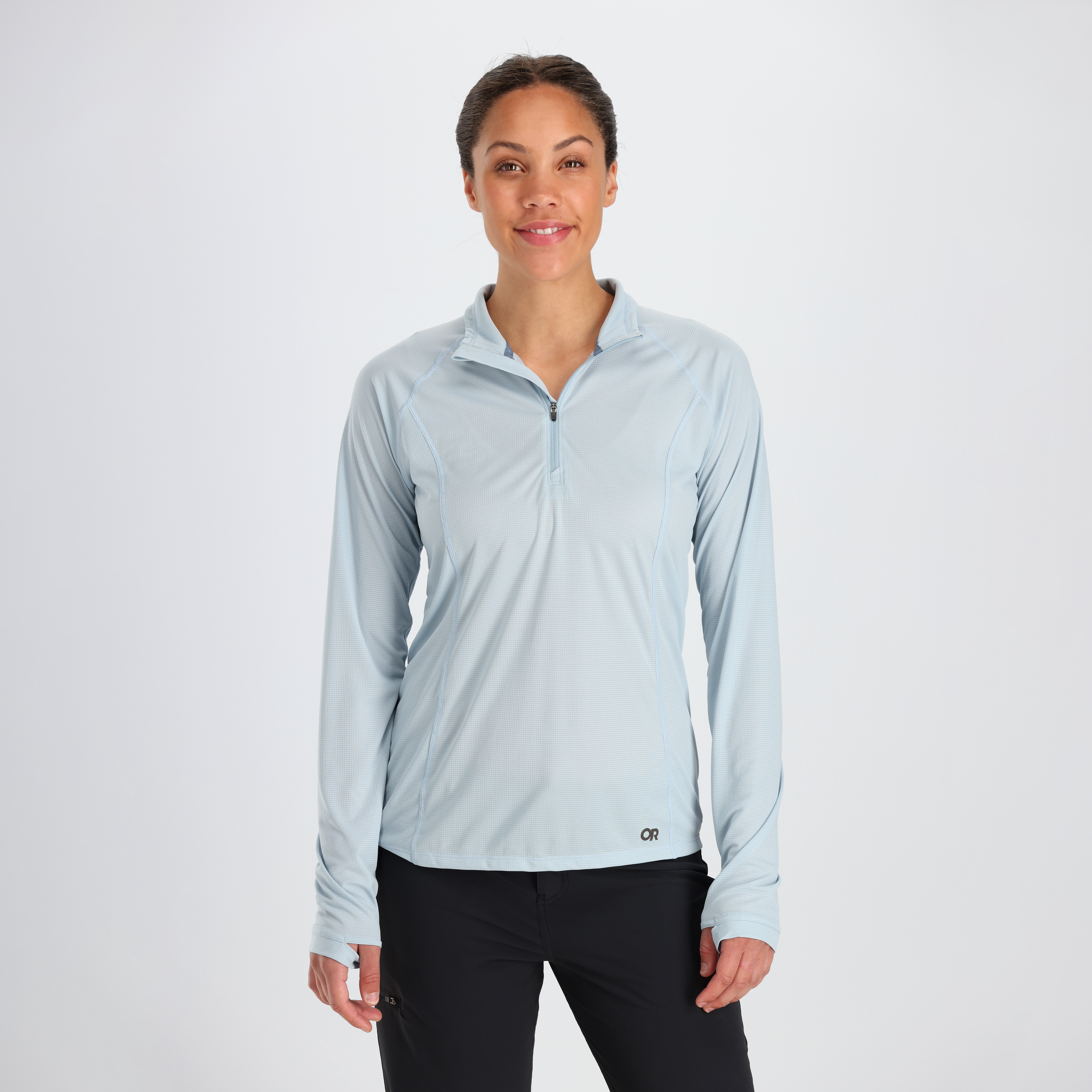 Women's Lightweight Quarter Zip Hoodie for Hiking & Running | Echo