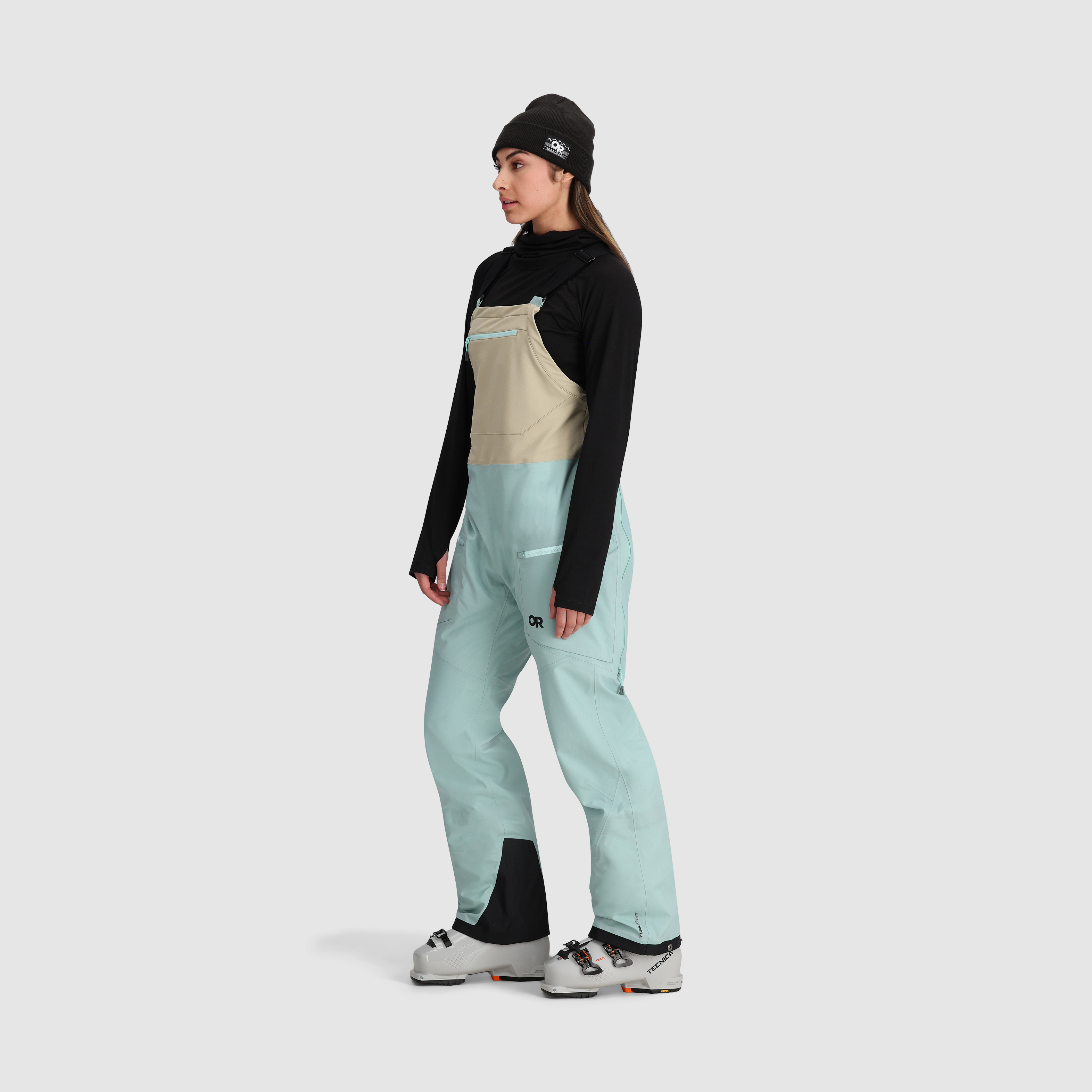 Women's Waterproof Ski Bibs for Backcountry & Snowboarding | Skytour AscentShell