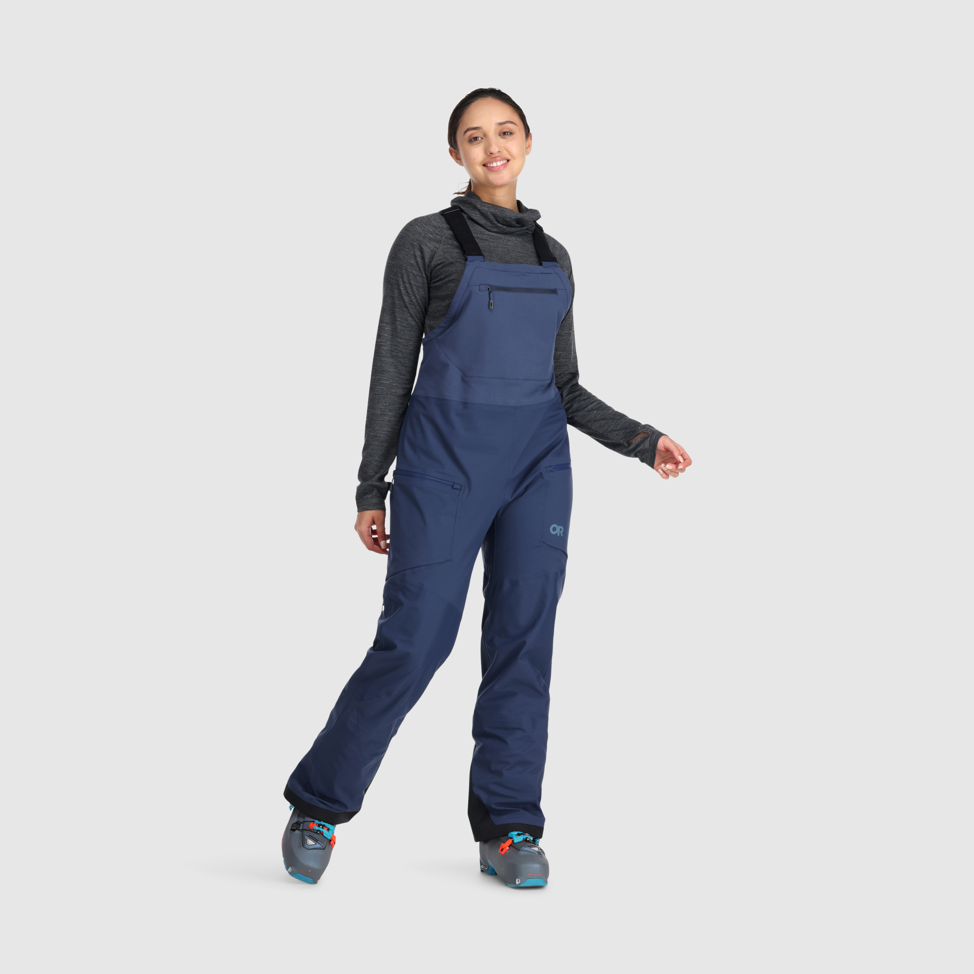 Women's Waterproof Ski Bibs for Backcountry & Snowboarding | Skytour AscentShell