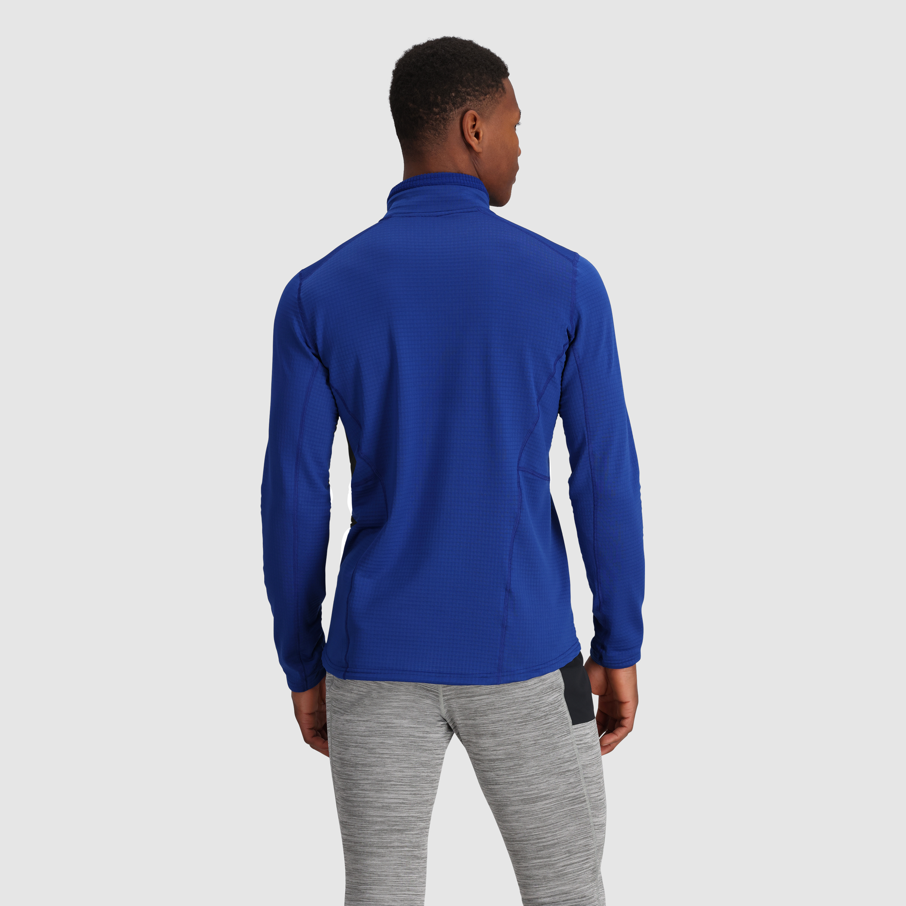 Men's Breathable Fleece Half Zip for Outdoor Activities | Vigor Grid