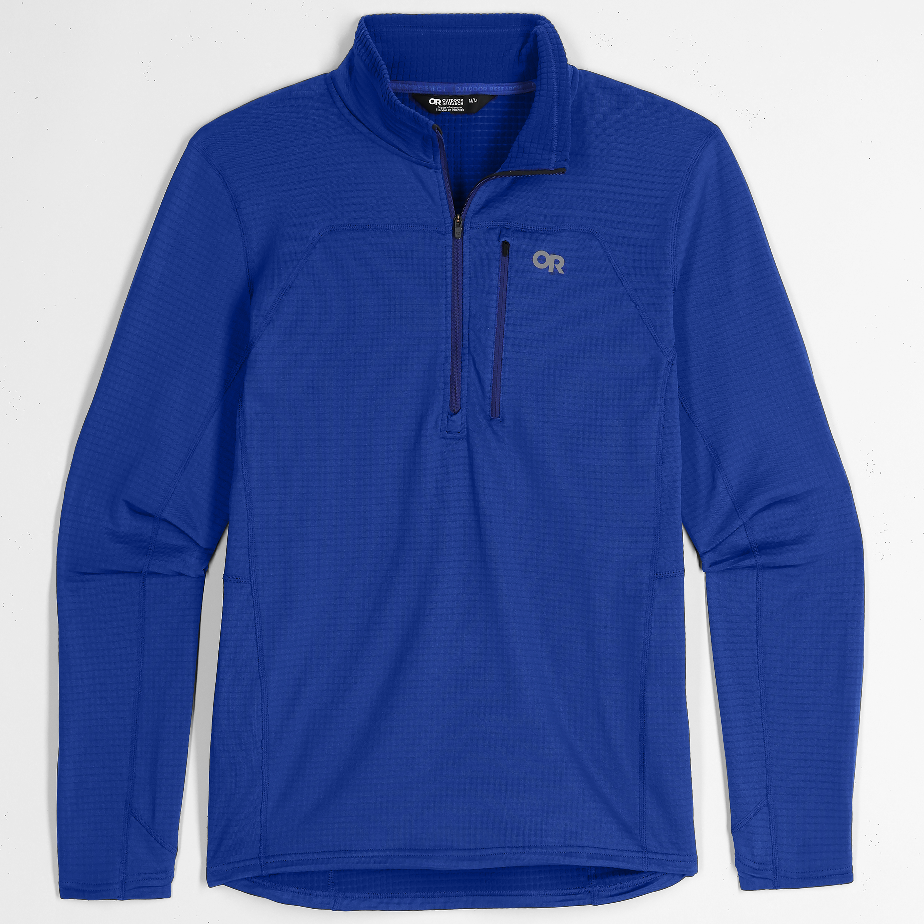 Men's Breathable Fleece Half Zip for Outdoor Activities | Vigor Grid