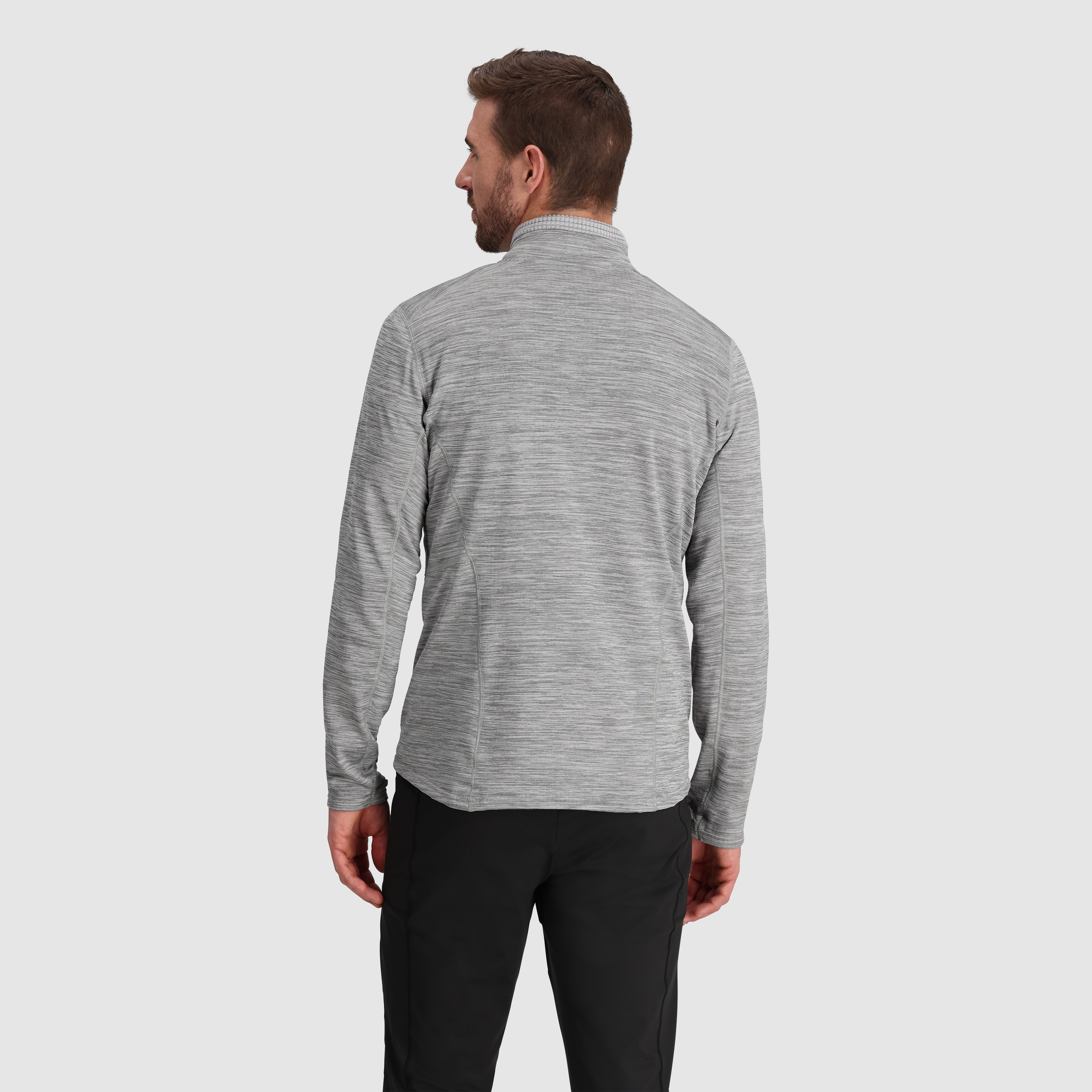 Men's Breathable Fleece Half Zip for Outdoor Activities | Vigor Grid