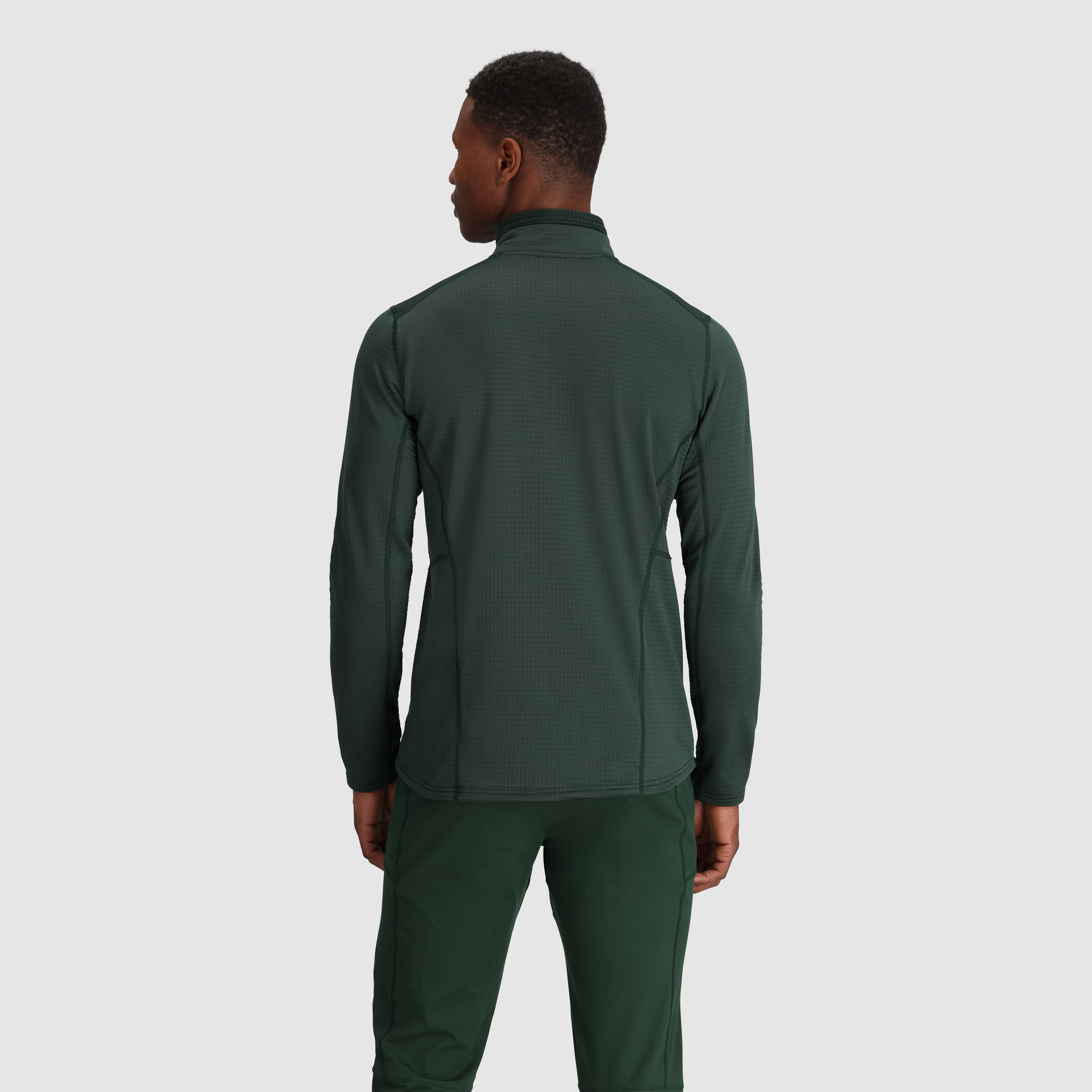 Men's Breathable Fleece Half Zip for Outdoor Activities | Vigor Grid