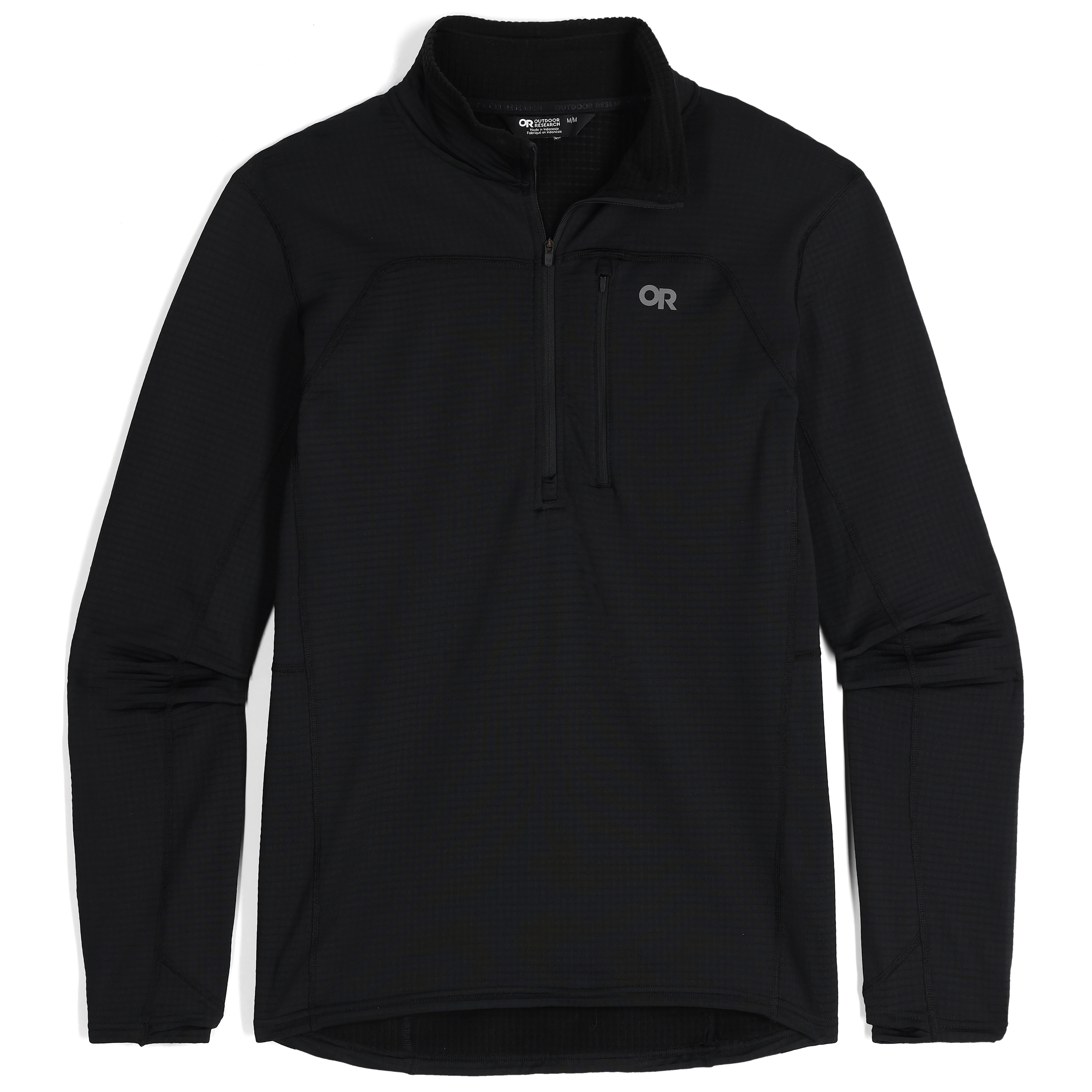 Men's Breathable Fleece Half Zip for Outdoor Activities | Vigor Grid