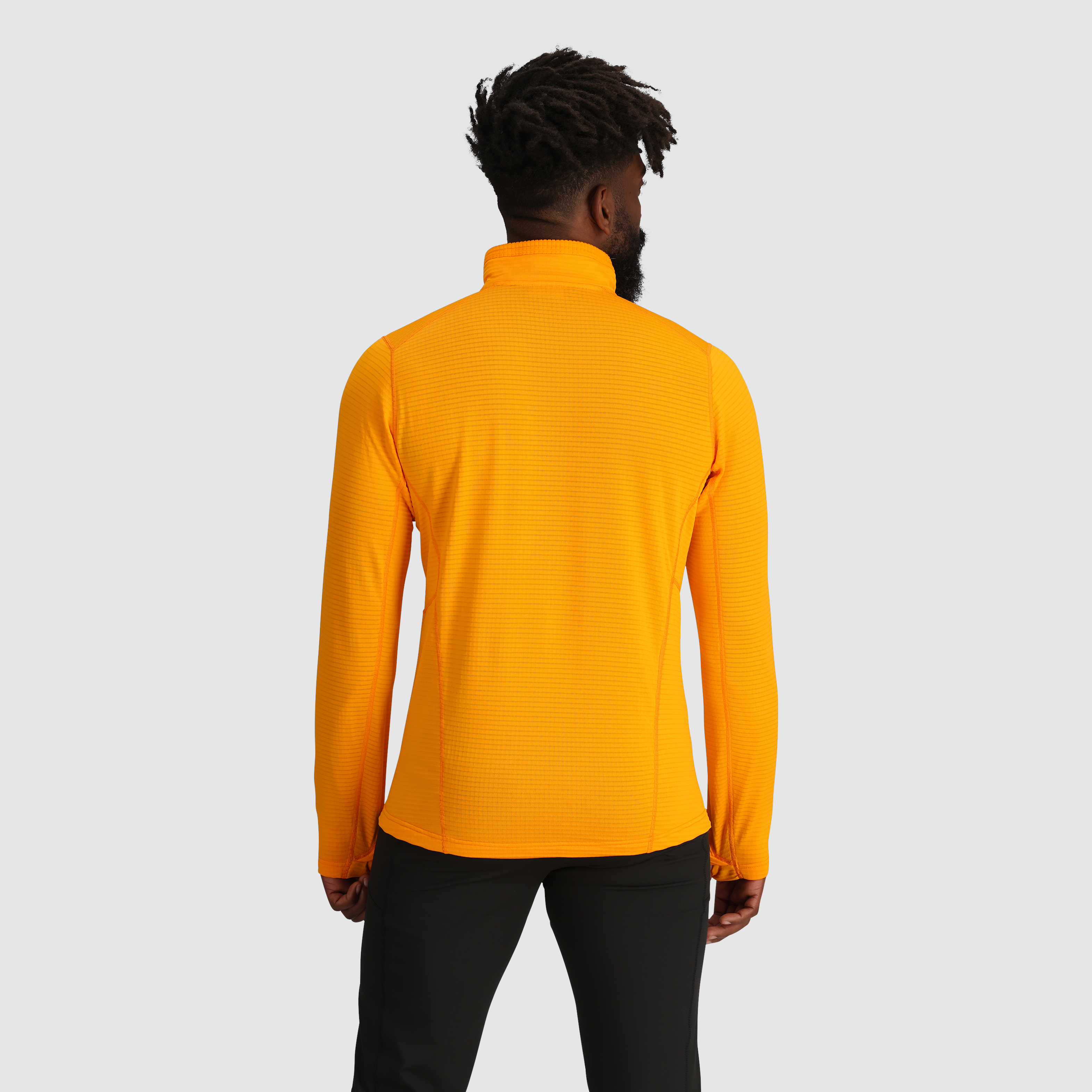 Men's Breathable Fleece Half Zip for Outdoor Activities | Vigor Grid
