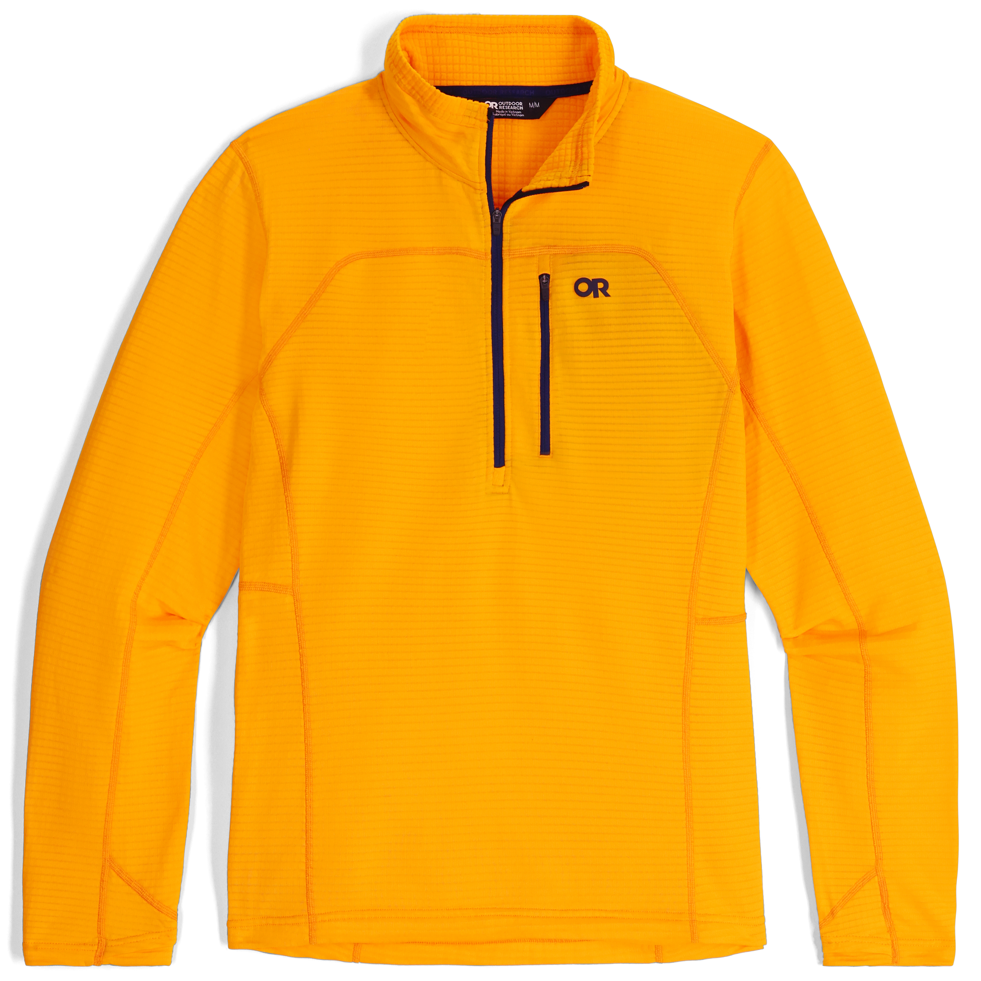 Men's Breathable Fleece Half Zip for Outdoor Activities | Vigor Grid