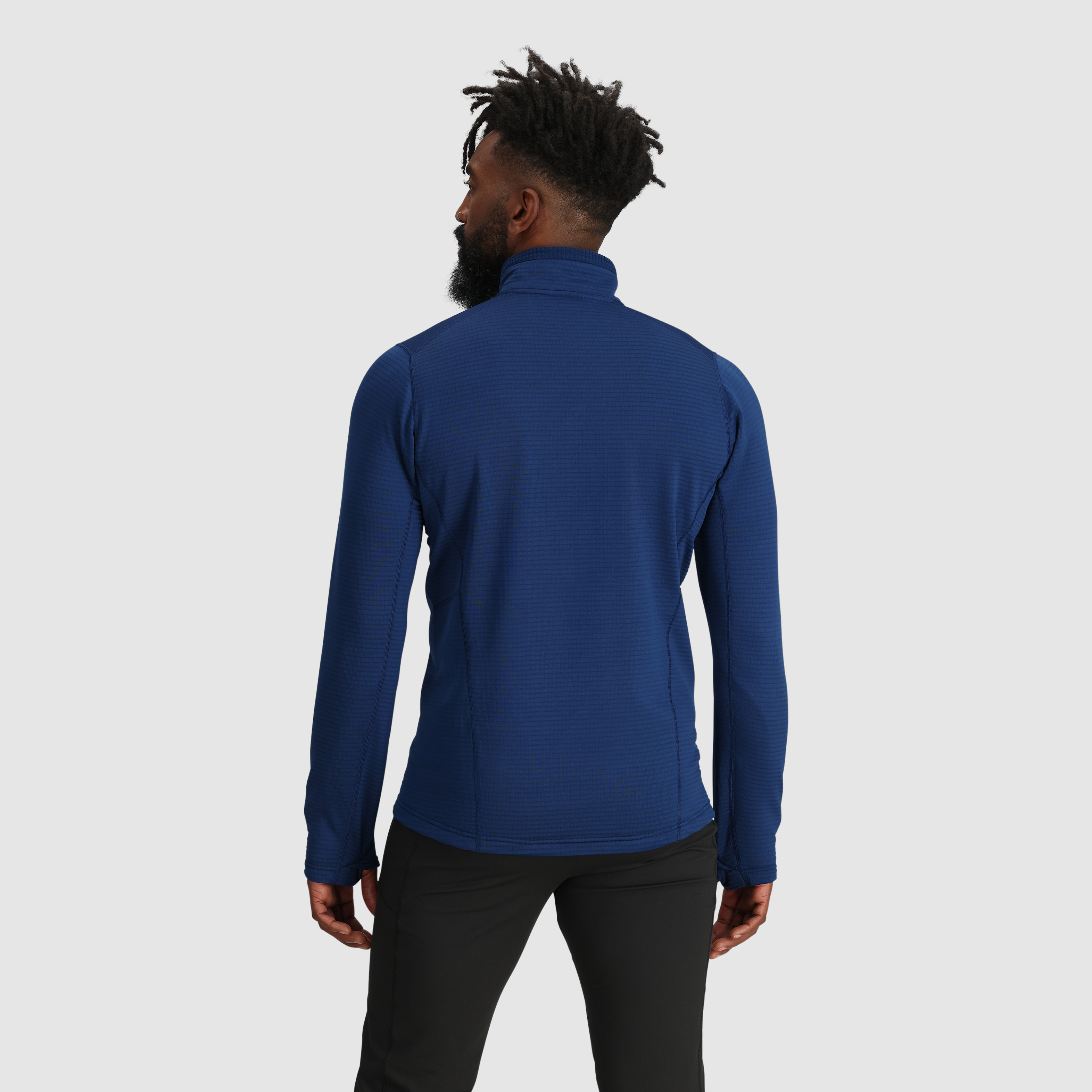 Men's Breathable Fleece Half Zip for Outdoor Activities | Vigor Grid