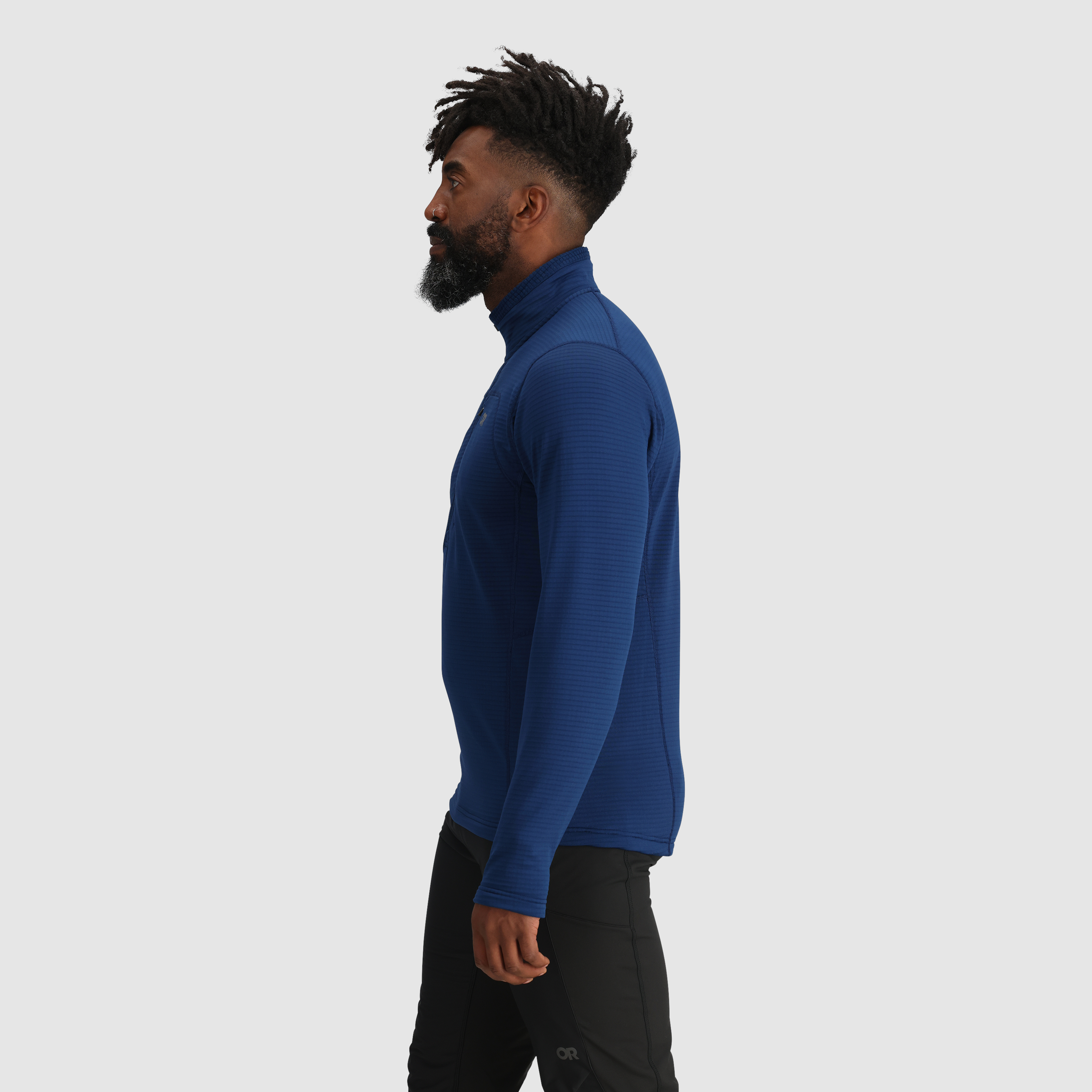 Men's Breathable Fleece Half Zip for Outdoor Activities | Vigor Grid