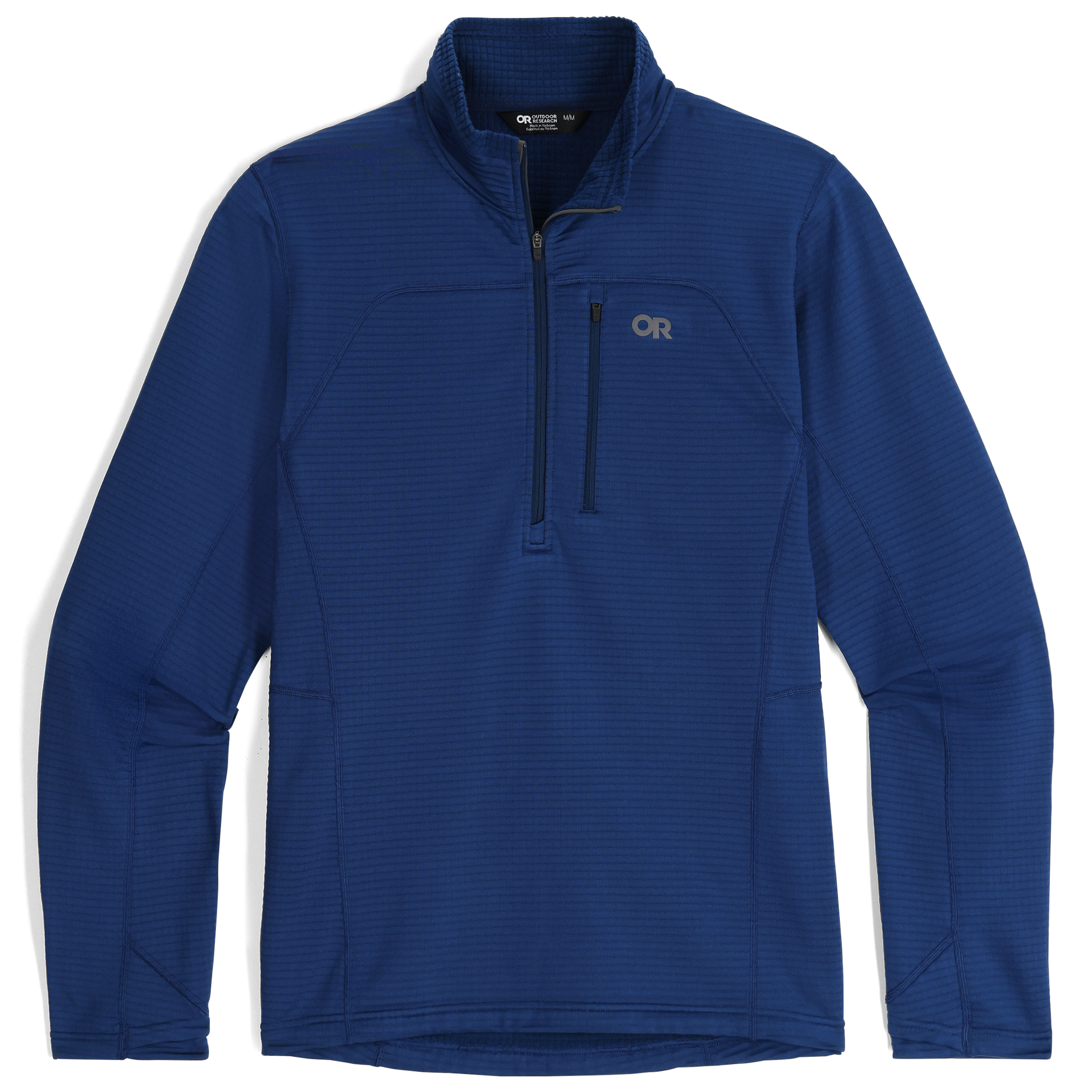 Men's Breathable Fleece Half Zip for Outdoor Activities | Vigor Grid