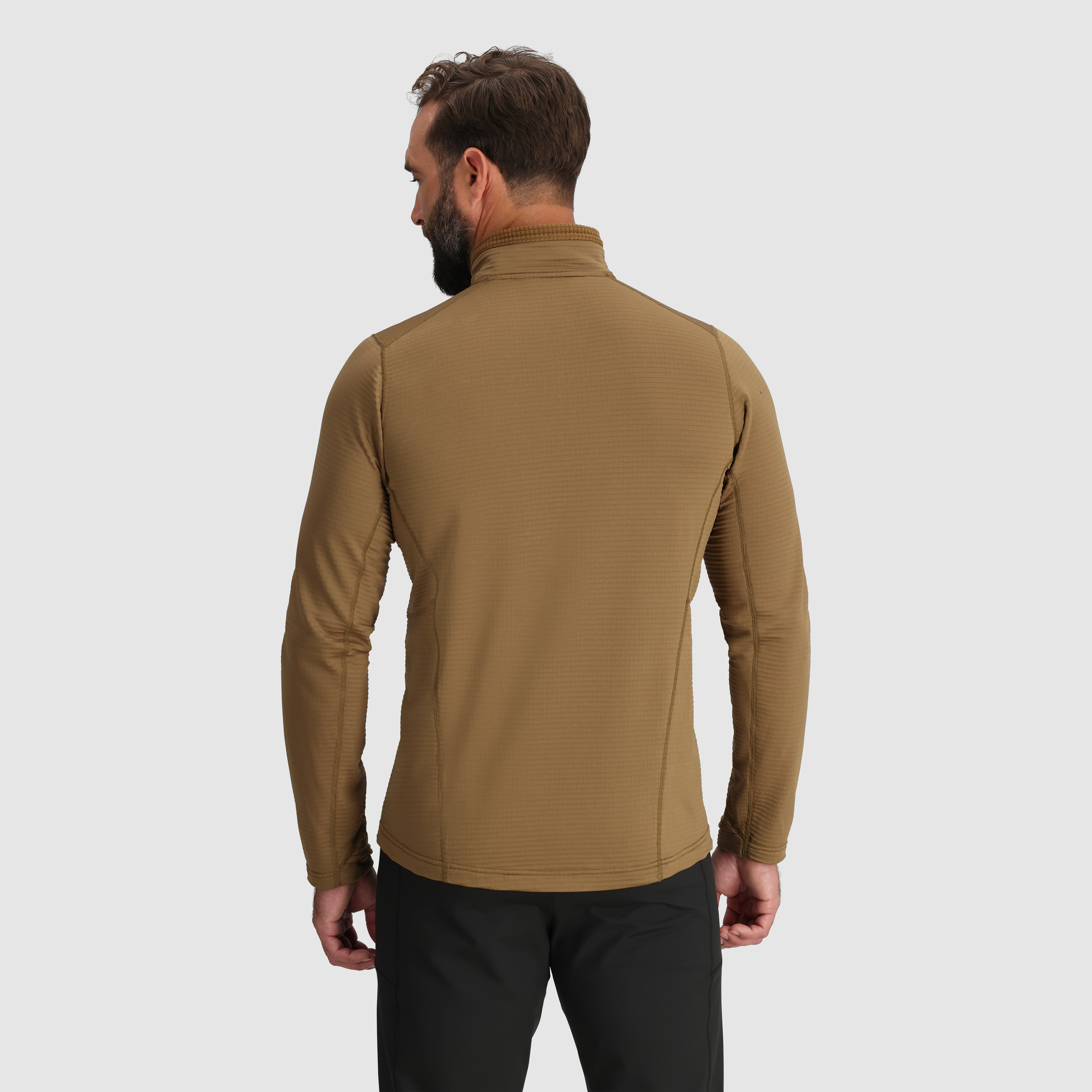 Men's Breathable Fleece Half Zip for Outdoor Activities | Vigor Grid