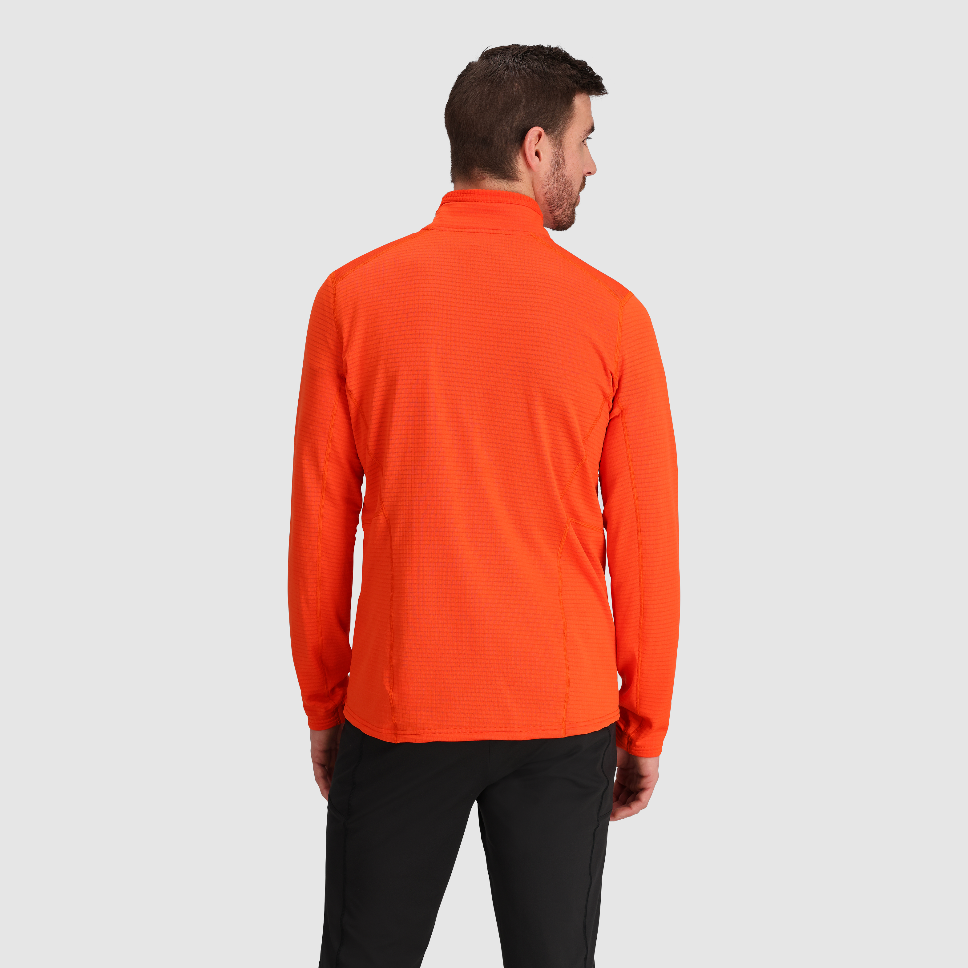 Men's Breathable Fleece Half Zip for Outdoor Activities | Vigor Grid