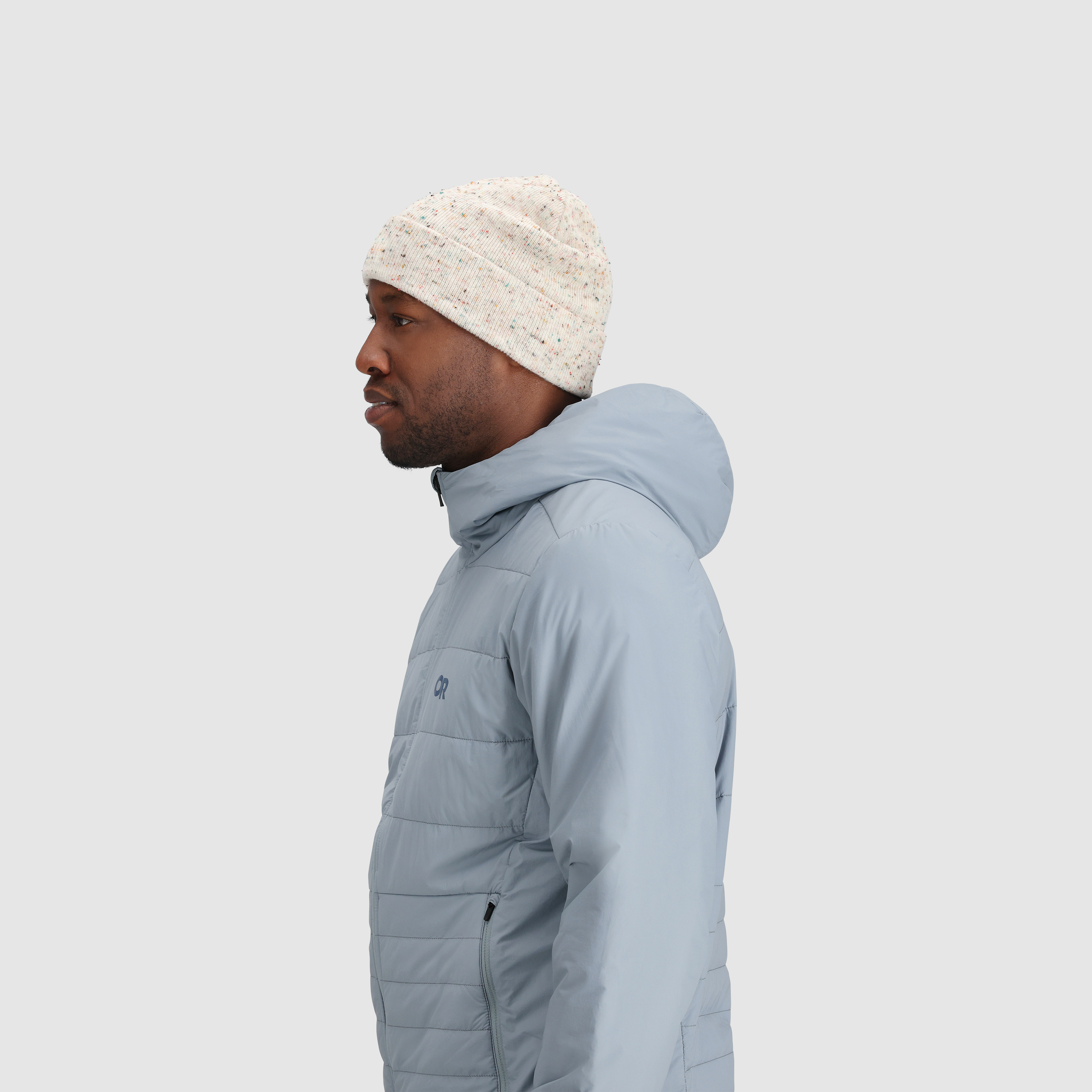 Speckled Rib Knit Beanie for Winter | Juneau Acrylic Hat