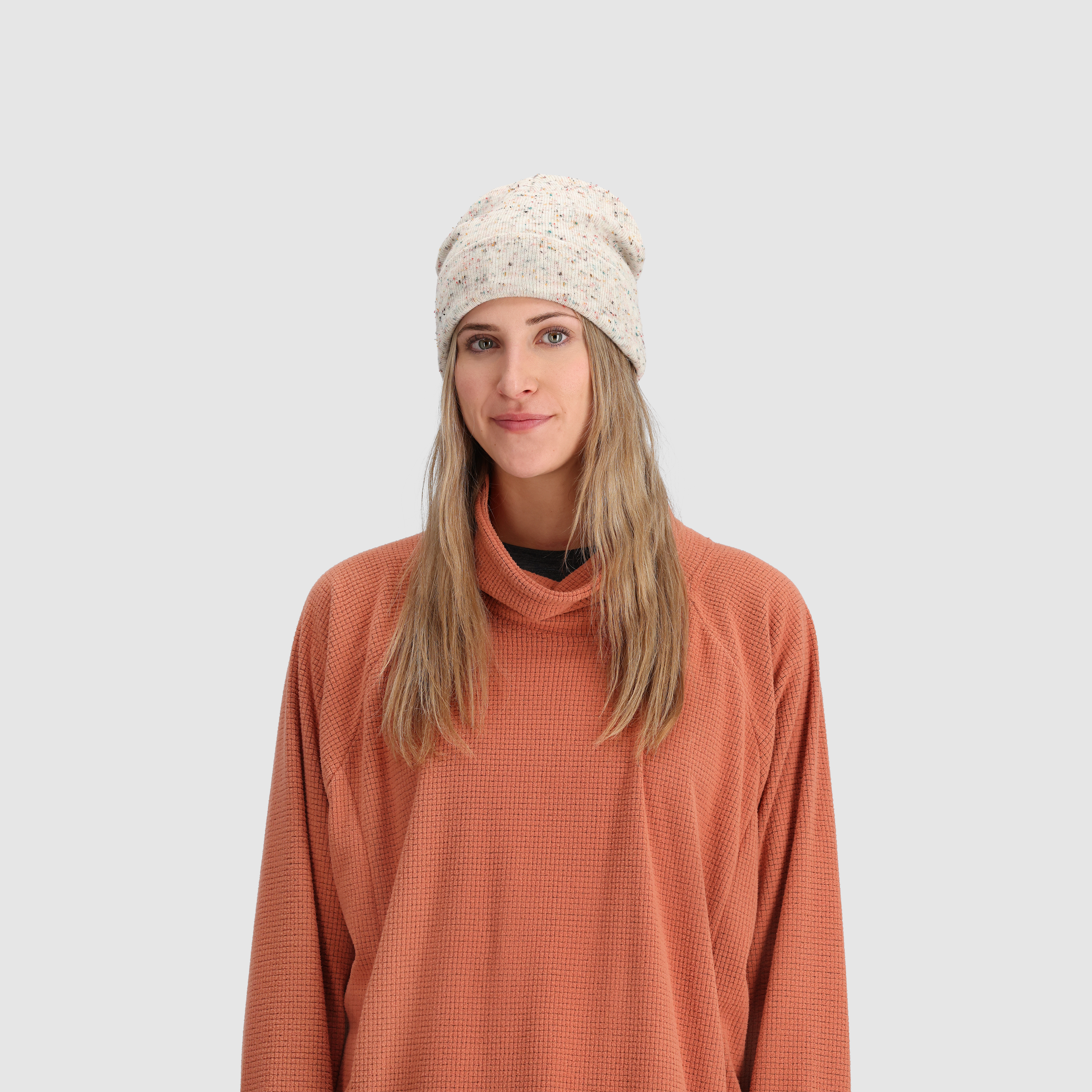 Speckled Rib Knit Beanie for Winter | Juneau Acrylic Hat