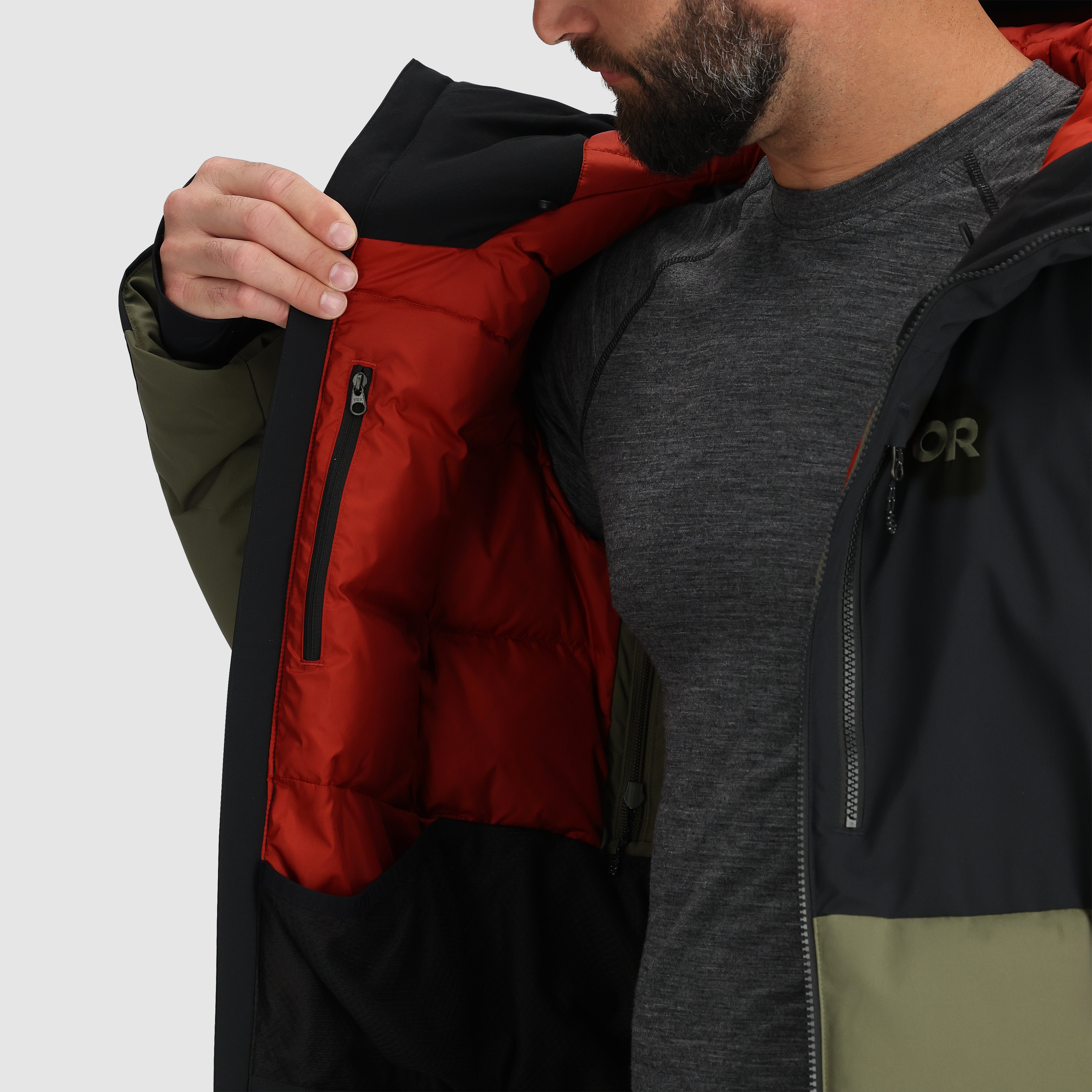 Men's Recycled Down Jacket for Skiing & Snowboarding | Snowcrew
