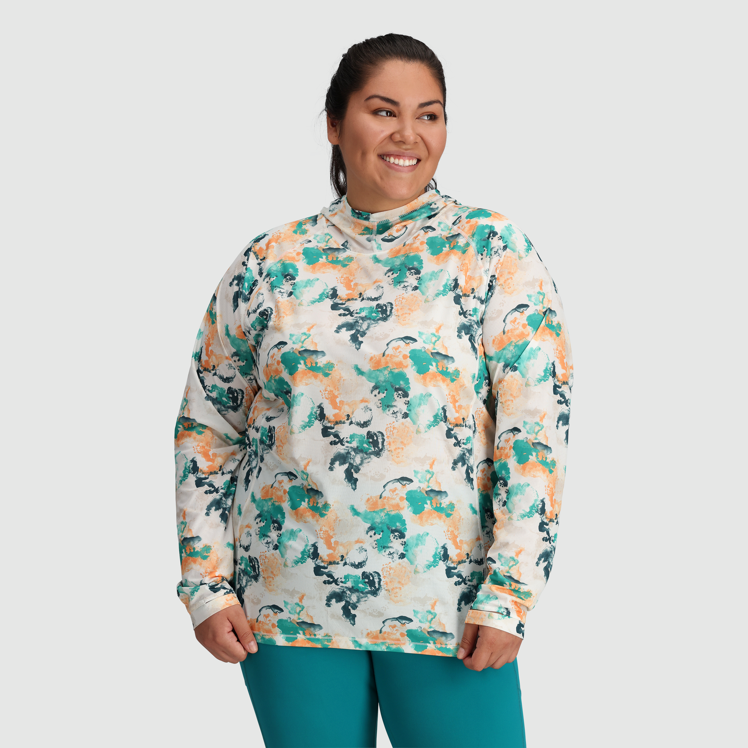 Breathable Women's Echo Hoodie with UPF 15 & Odor Control | OR