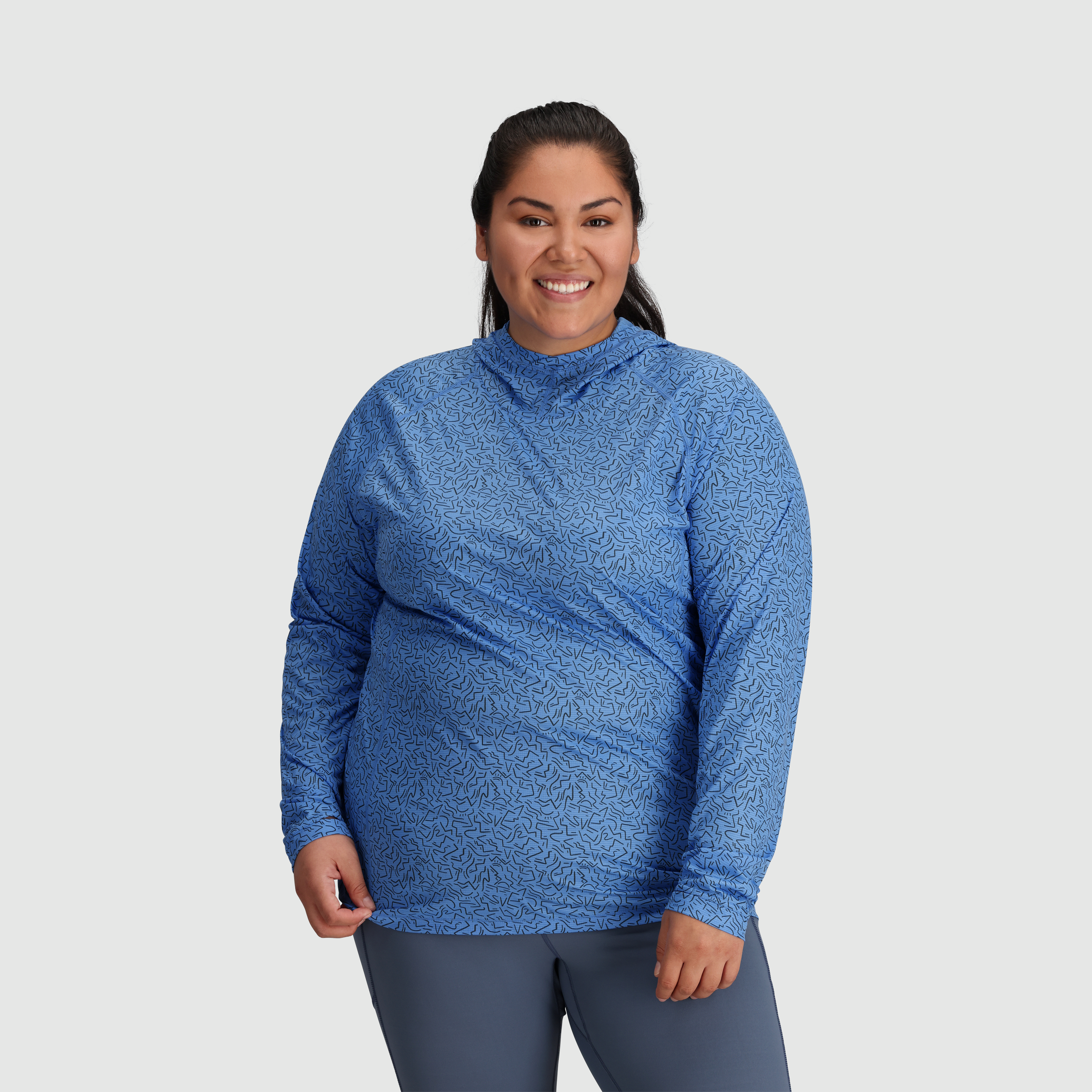 Breathable Women's Echo Hoodie with UPF 15 & Odor Control | OR